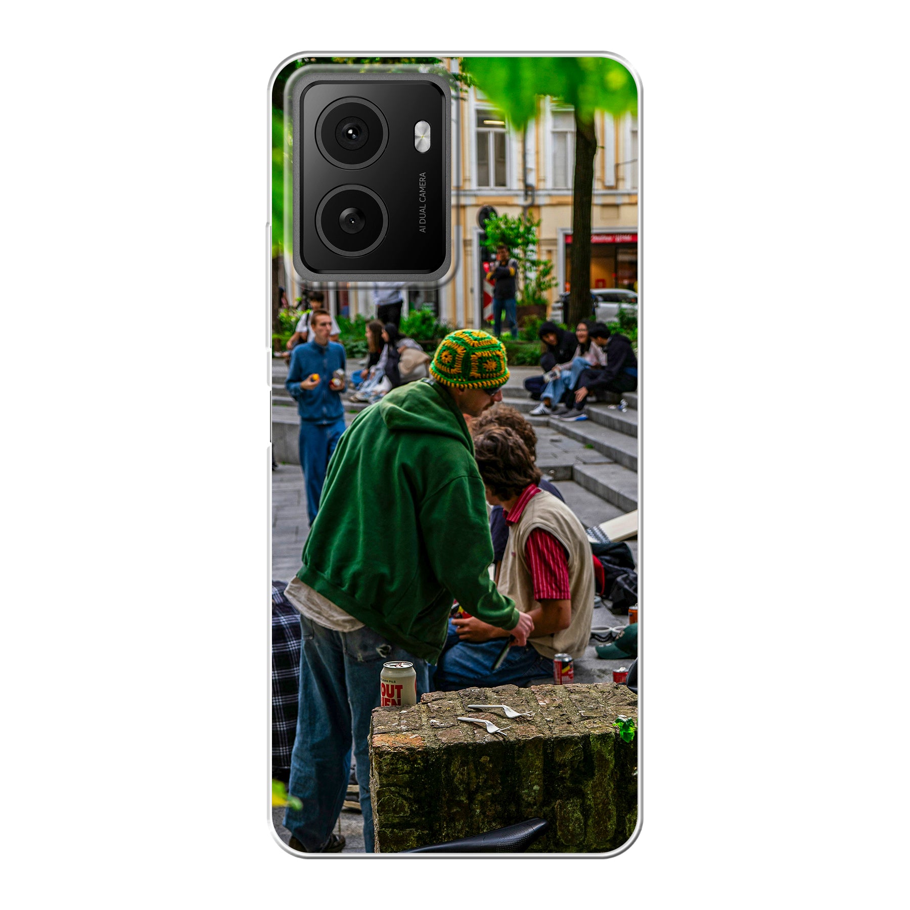 HMD Pulse / Pulse+ / Pulse Pro Zachte hoes (achterkant bedrukt, transparant)