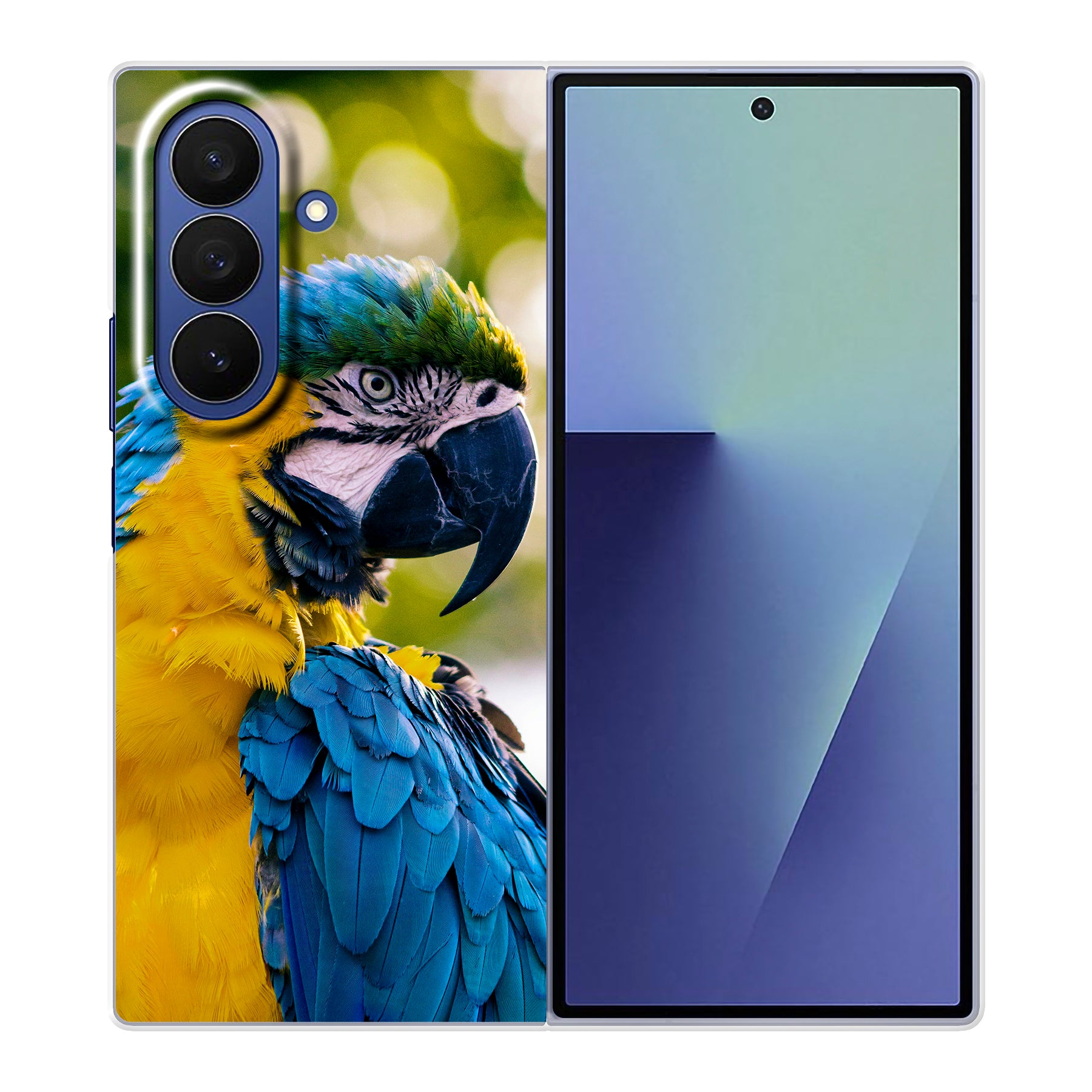 Samsung Galaxy Z Fold7 Hardcase (achterkant bedrukt, transparant)