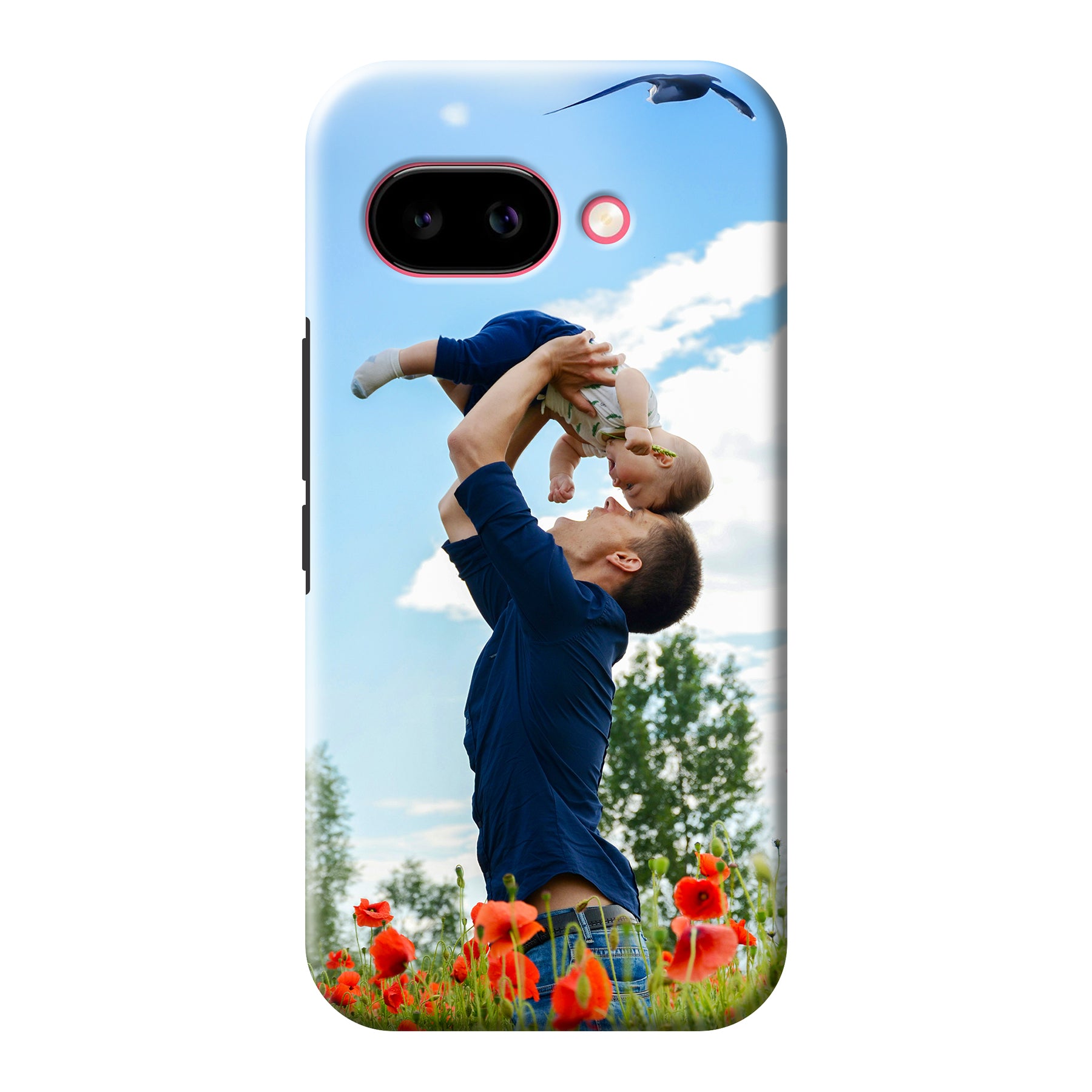 Google Pixel 9A Tough case (volledig bedrukt, zwarte inzet)