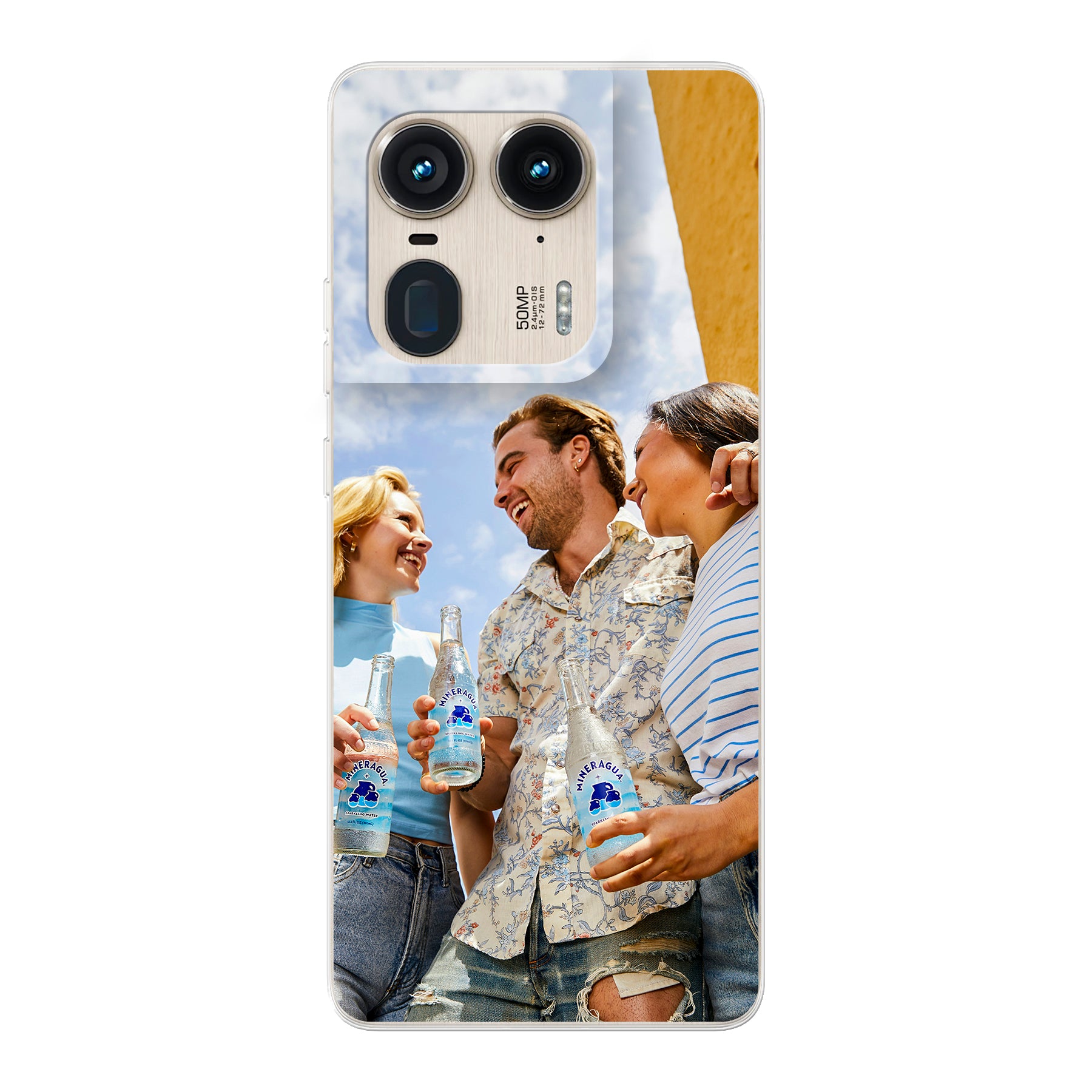 Motorola Edge 50 Ultra / Motorola Moto X50 Ultra Soft case (back printed, transparent)