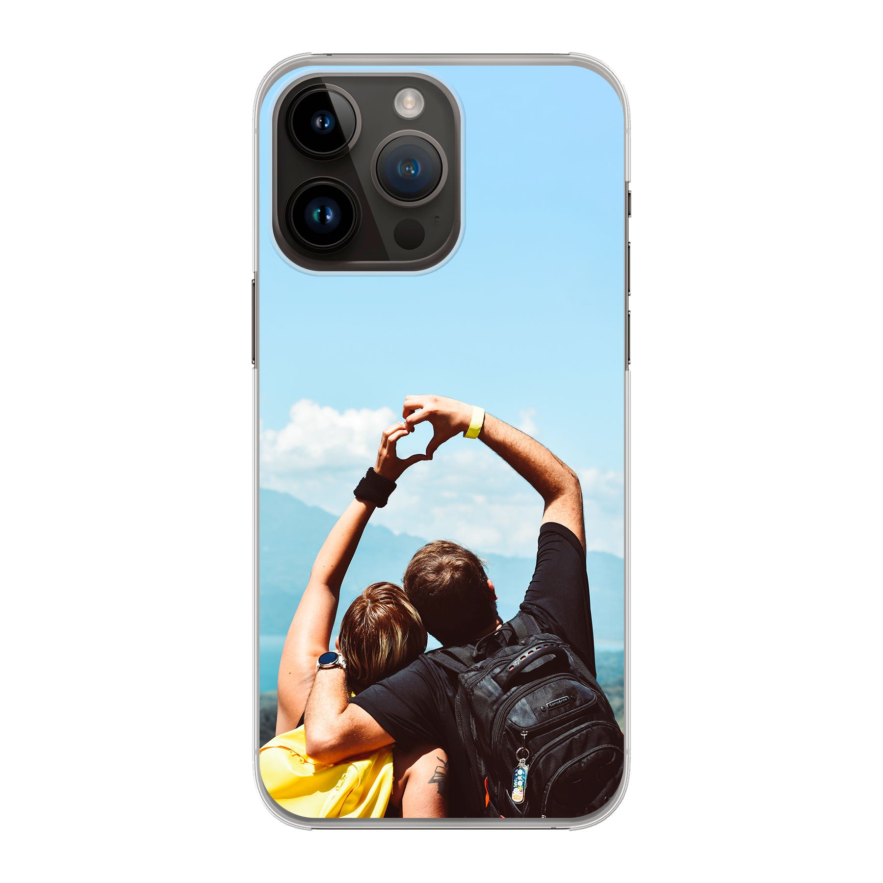Apple iPhone 14 Pro Max Hardcase (achterkant bedrukt, transparant)