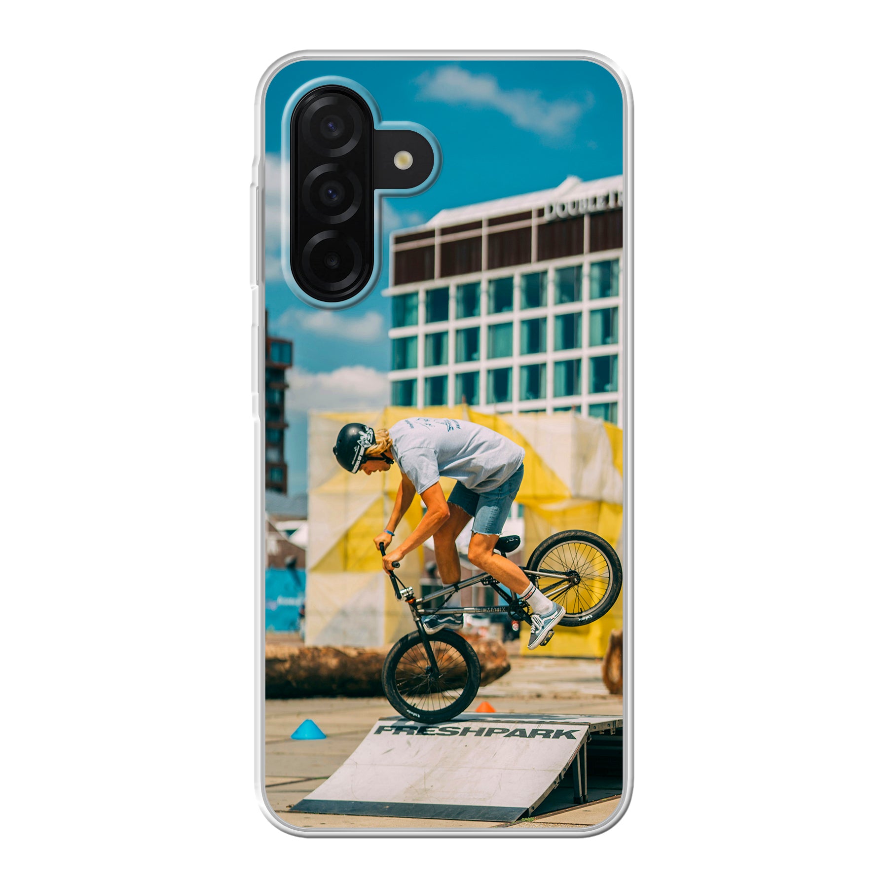 Samsung Galaxy A26 Zachte hoes (achterkant bedrukt, transparant)