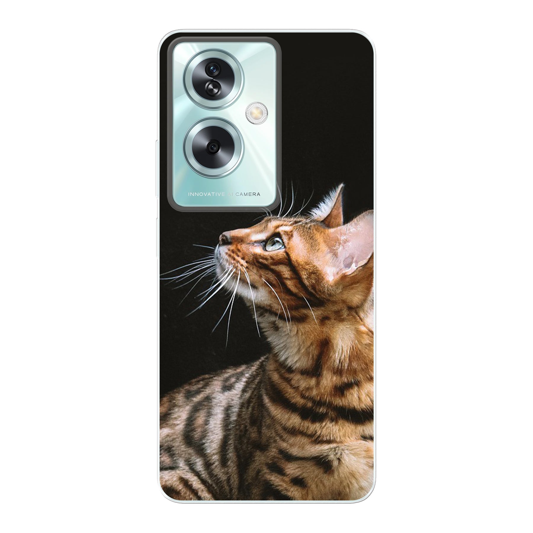 Oppo A79 Zachte case (achterkant bedrukt, transparant)