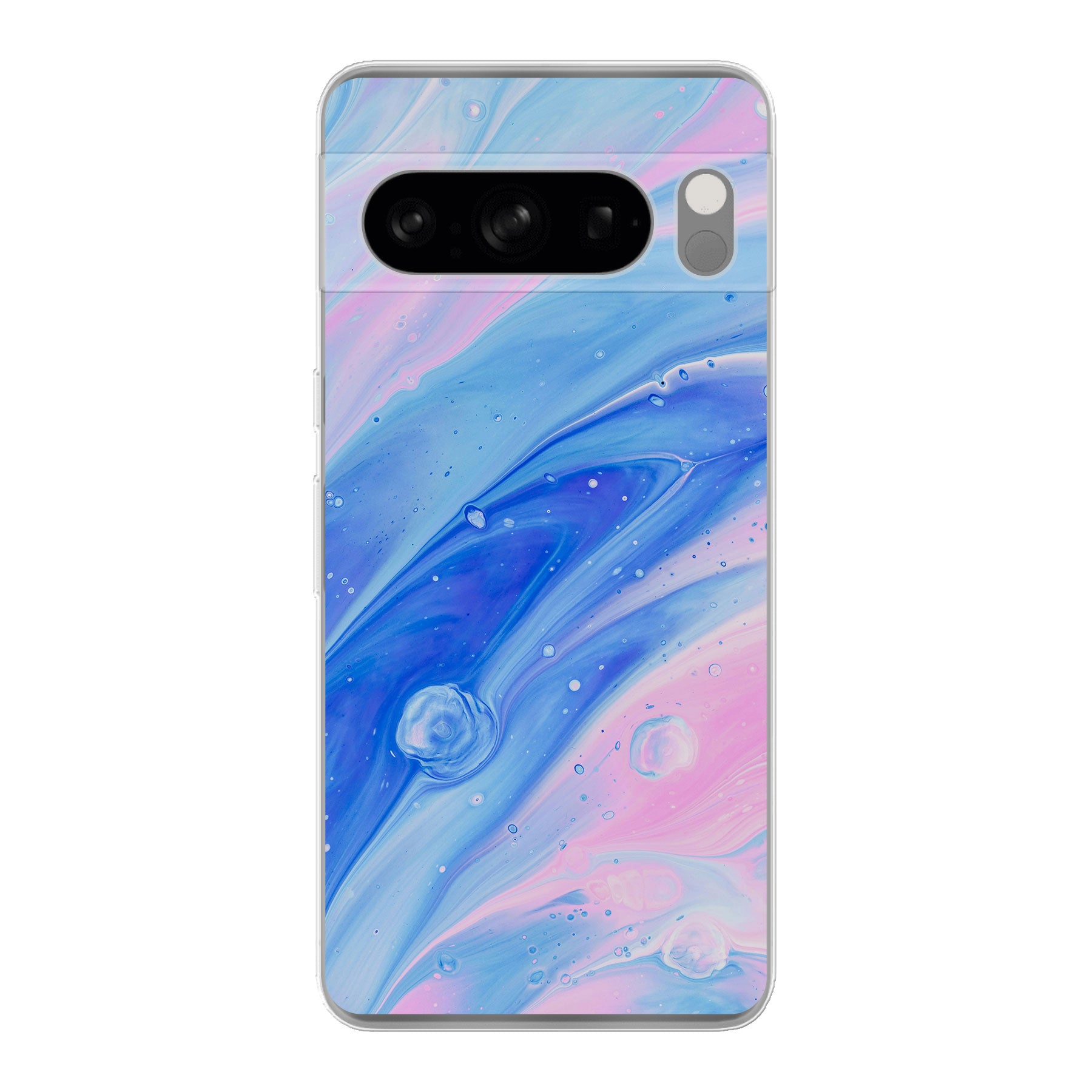 Google Pixel 8 Pro Zachte hoes (achterkant bedrukt, transparant)