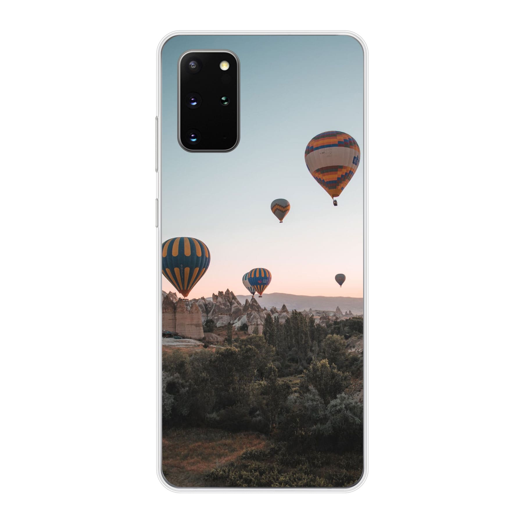 Samsung Galaxy S20 Plus / Galaxy S20 Plus 5G Zachte hoes (achterkant bedrukt, transparant)