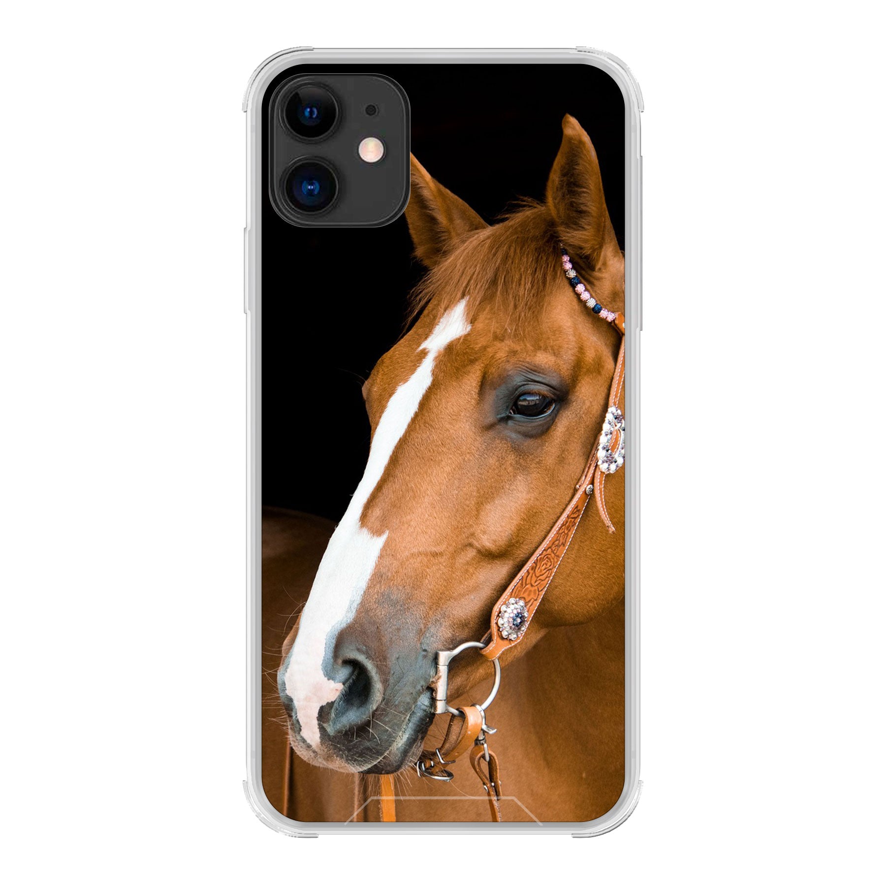 Apple iPhone 11 Bumper case (achterkant bedrukt, transparant)