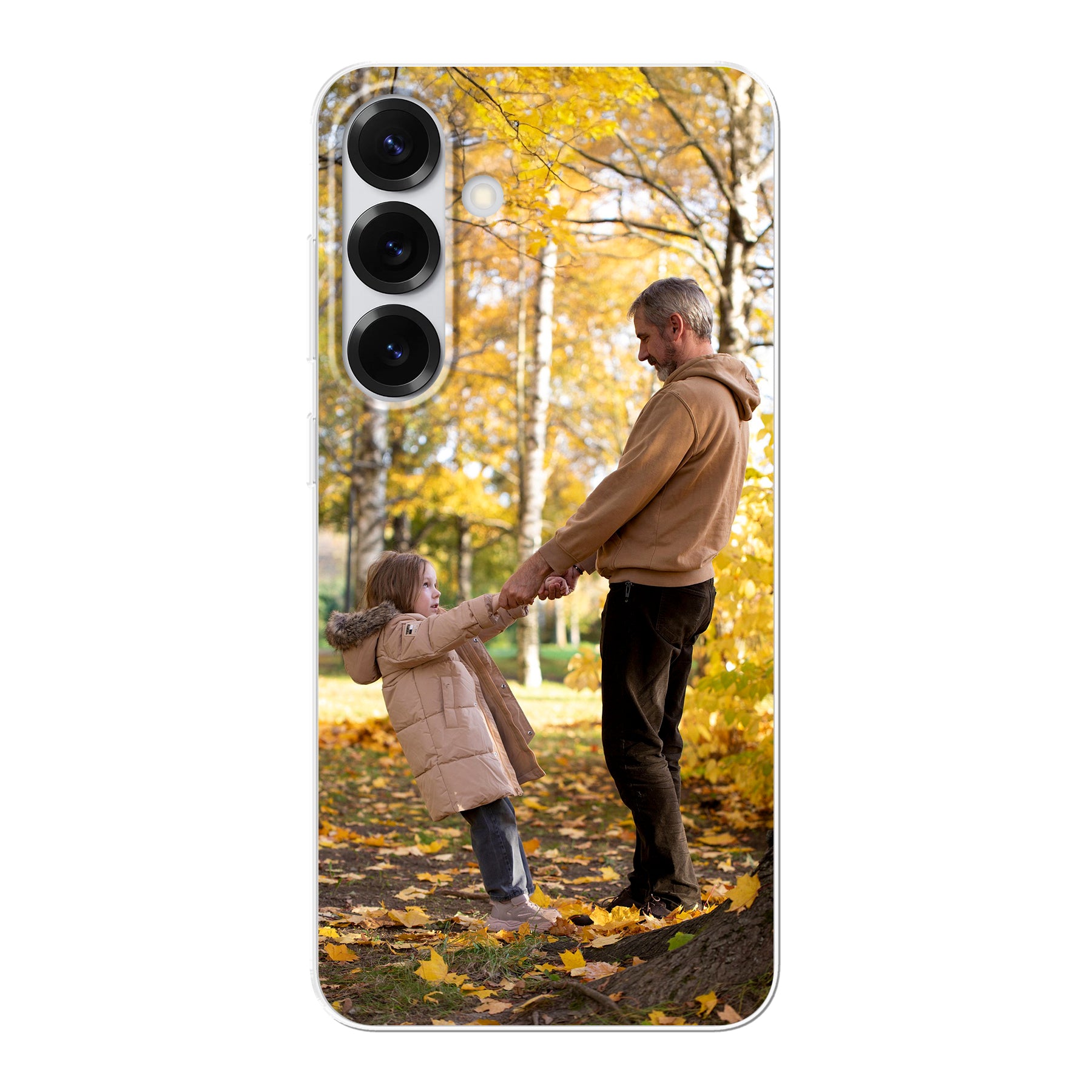 Samsung Galaxy S25 Plus Hardcase (achterkant bedrukt, transparant)