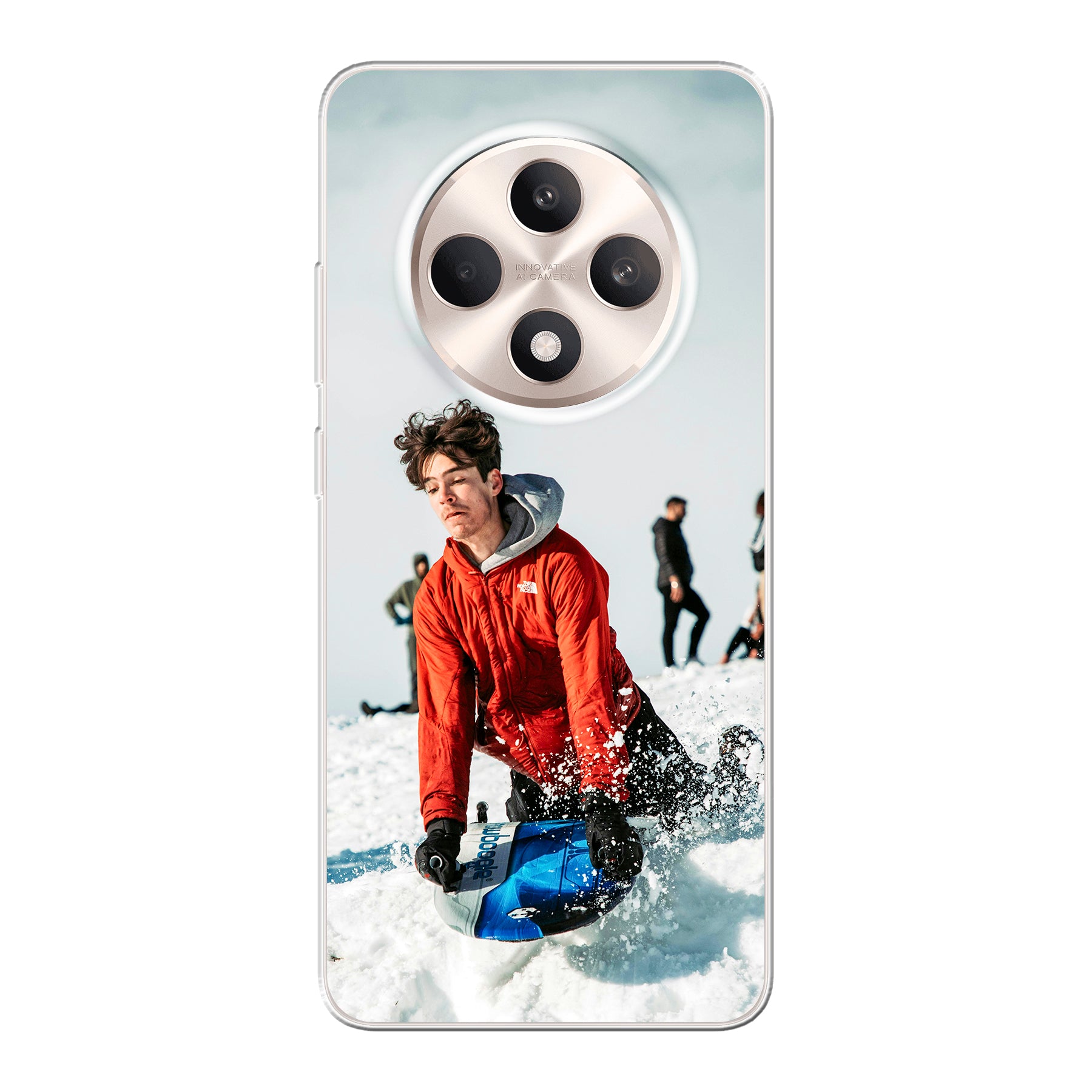 Oppo Reno12 F Zachte hoes (achterkant bedrukt, transparant)