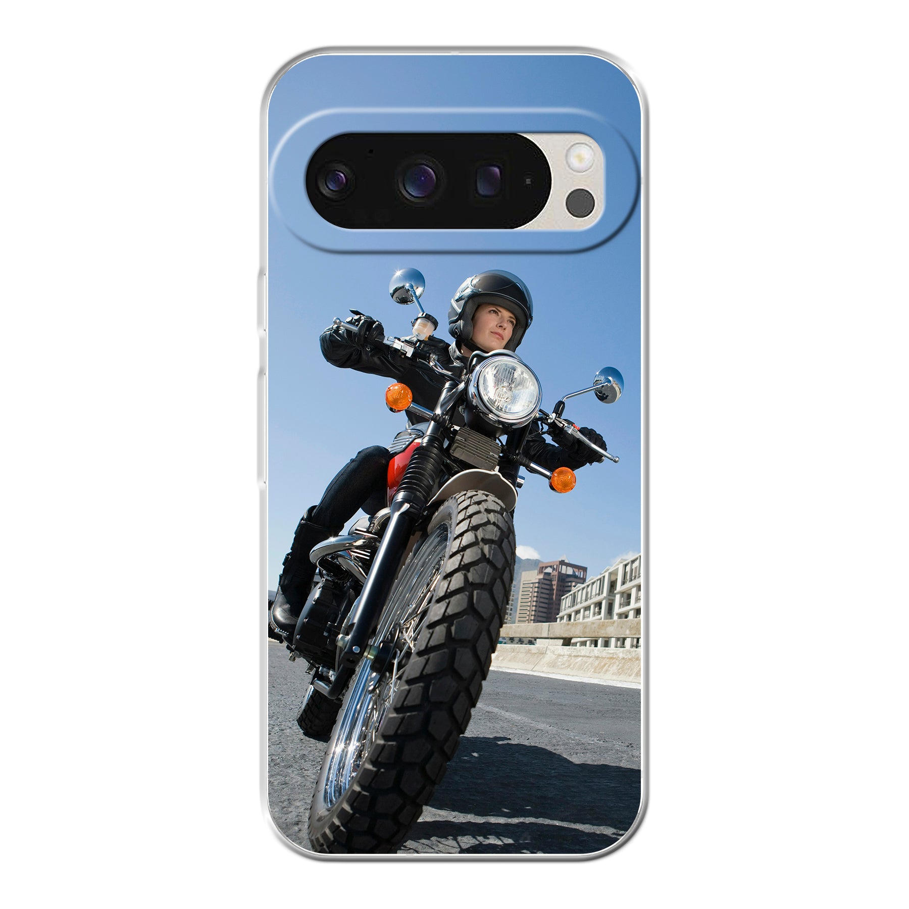 Google Pixel 9 Pro Zachte hoes (achterkant bedrukt, transparant)