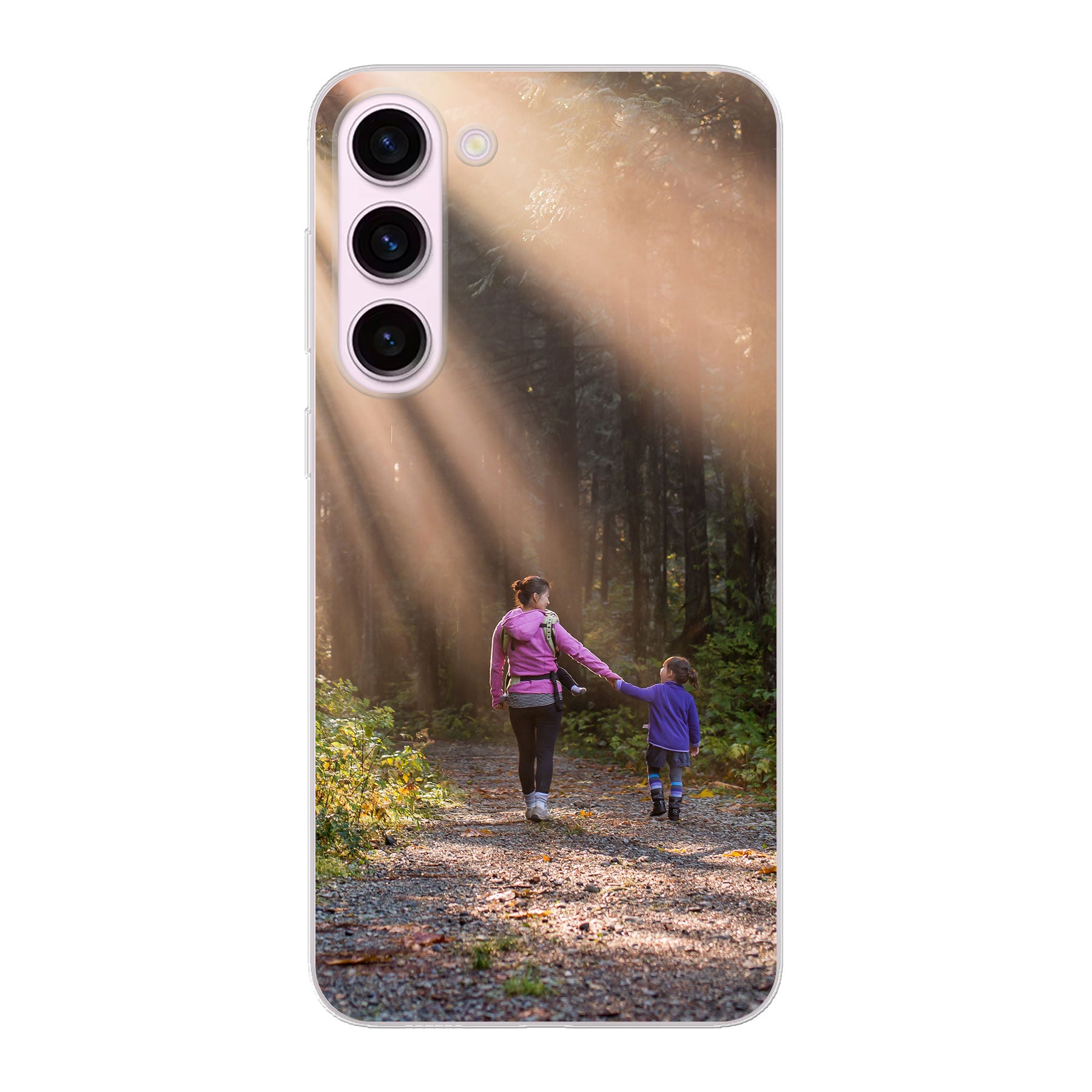 Samsung Galaxy S23 Plus Hardcase (achterkant bedrukt, transparant)