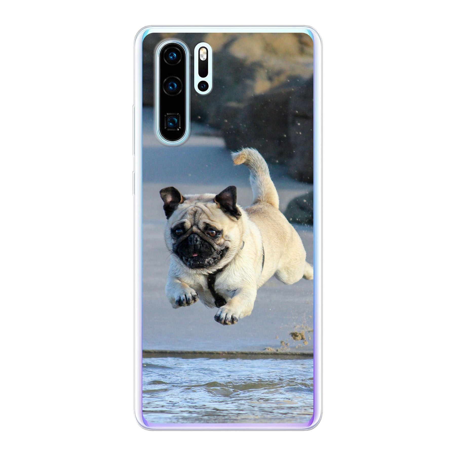 Huawei P30 Pro / P30 Pro New Edition Zachte hoes (achterkant bedrukt, transparant)