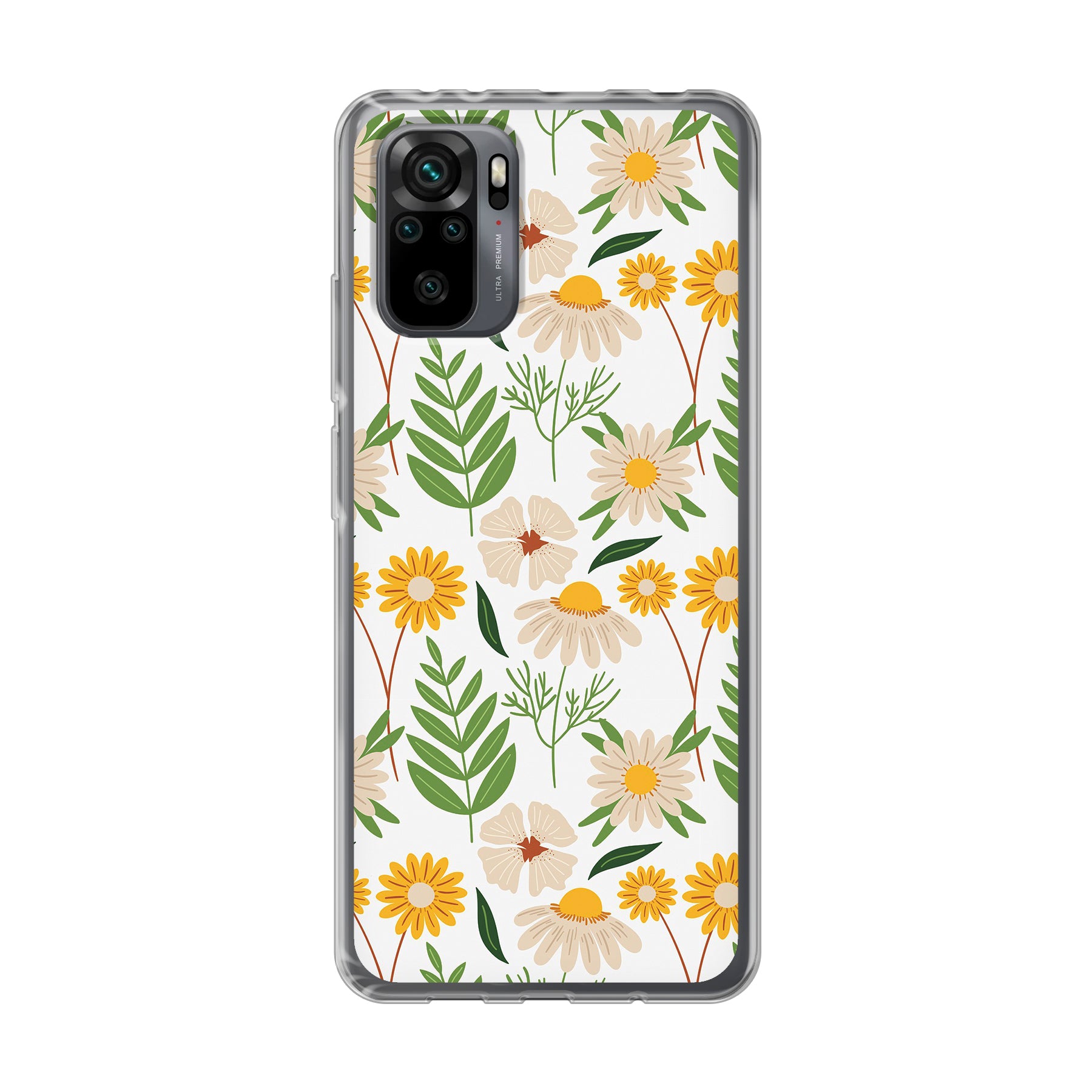 Xiaomi Redmi Note 10 Pro Zachte hoes (achterkant bedrukt, transparant)