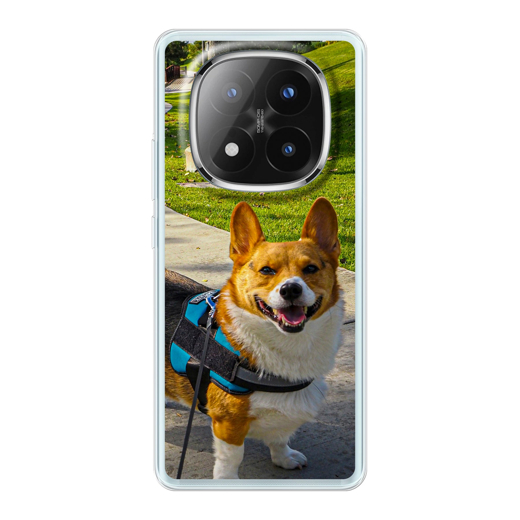 Xiaomi Redmi Note 14 Pro+ Zachte hoes (achterkant bedrukt, transparant)