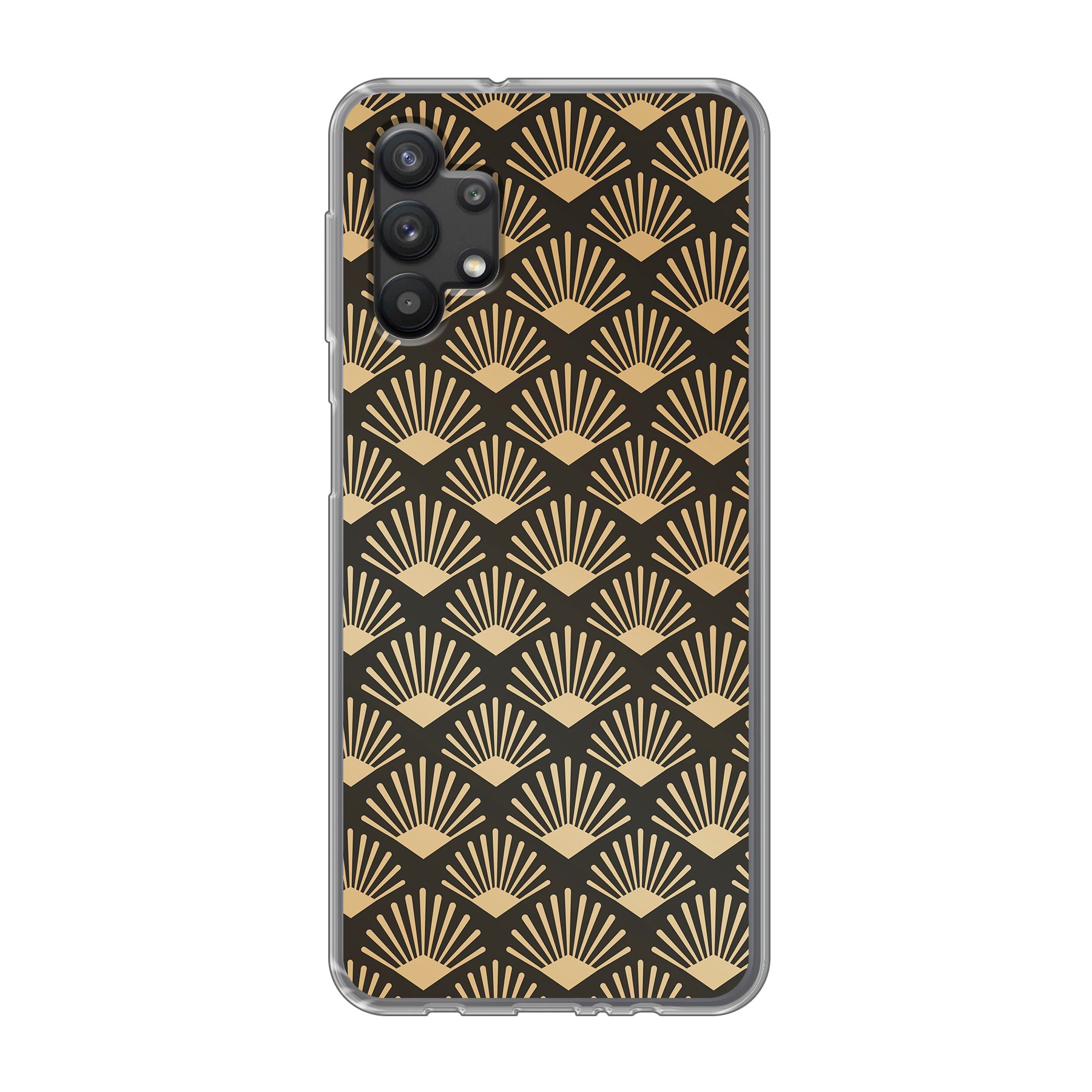 Samsung Galaxy A32 5G Zachte hoes (achterkant bedrukt, transparant)