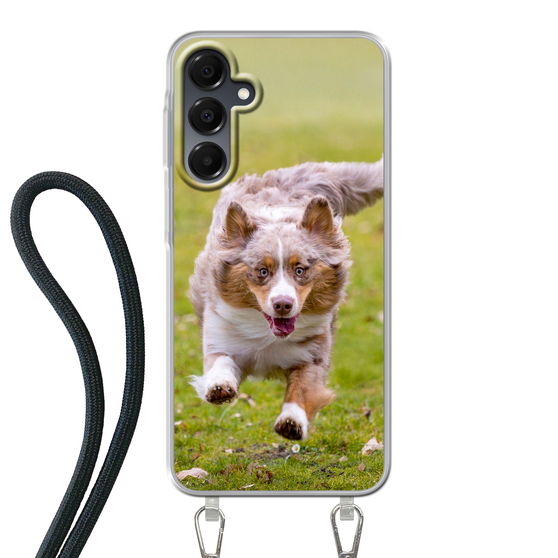 Samsung Galaxy A16 / A16 5G Crossbody hoesje (achterkant bedrukt, transparant)