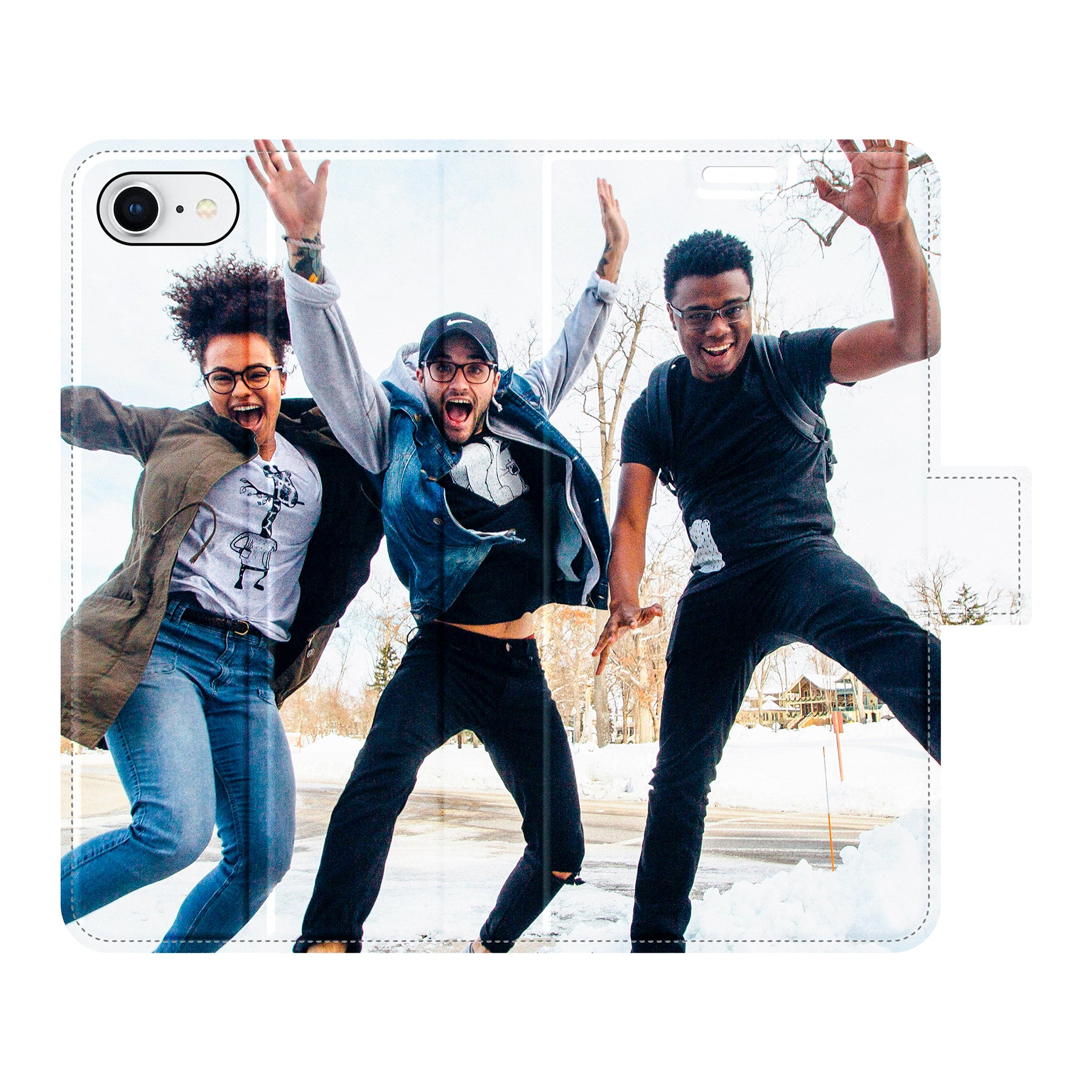 Apple iPhone 7 / iPhone 8 / iPhone SE (2020) / iPhone SE (2022) Portemonneehoesje (volledig bedrukt)