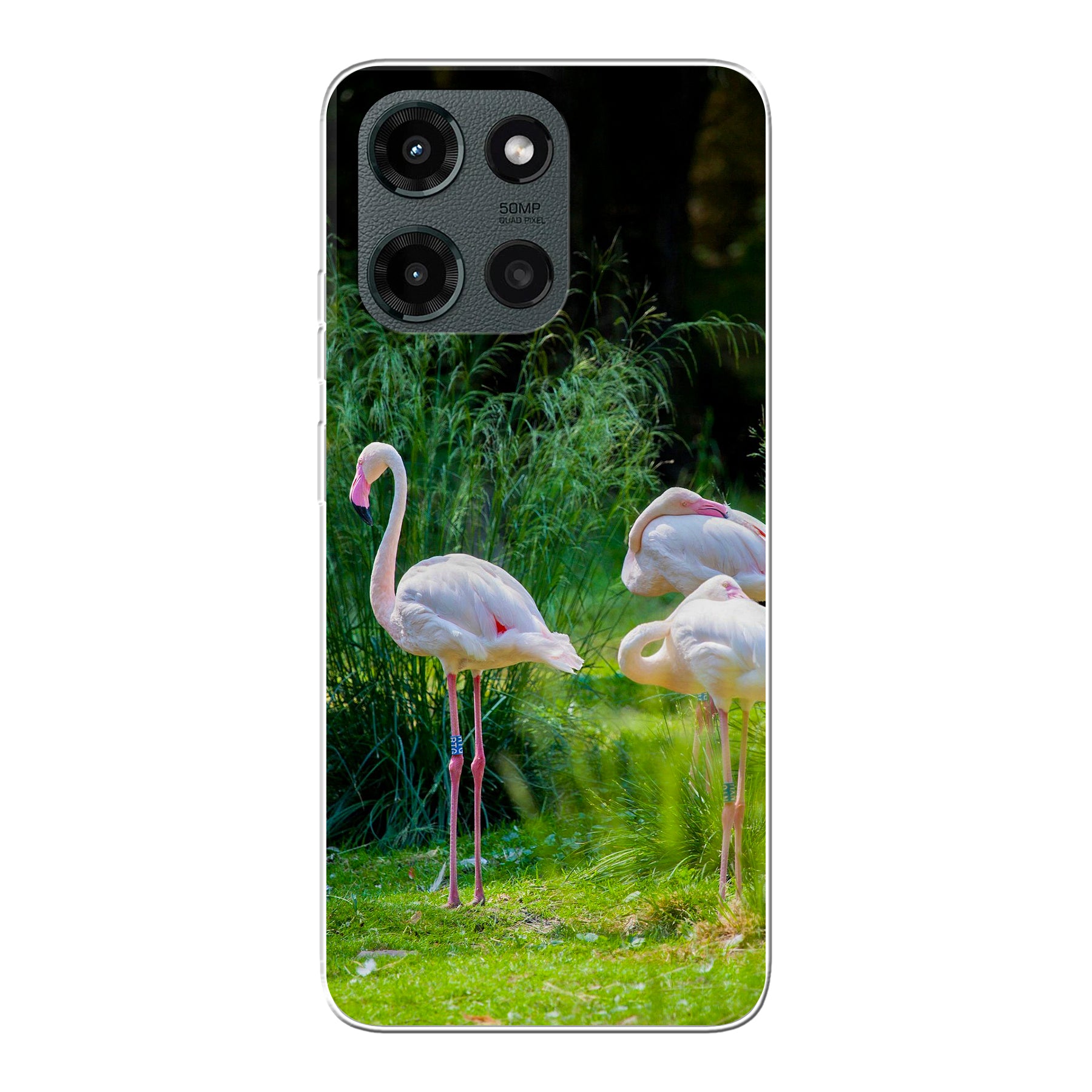 Motorola Moto G (2025) soft case (back printed, transparent)
