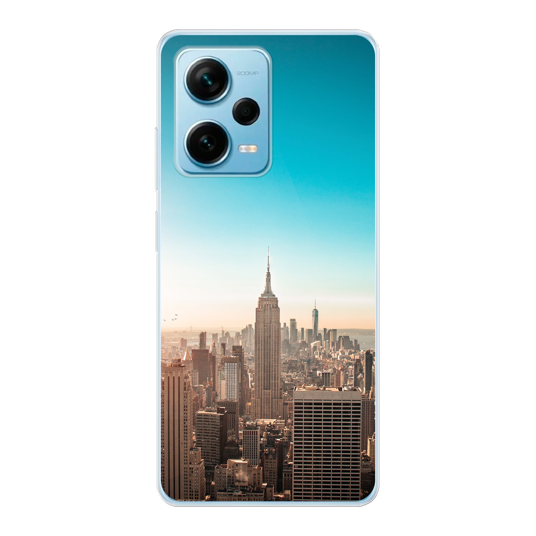 Xiaomi Redmi Note 12 Pro Plus Zachte hoes (achterkant bedrukt, transparant)