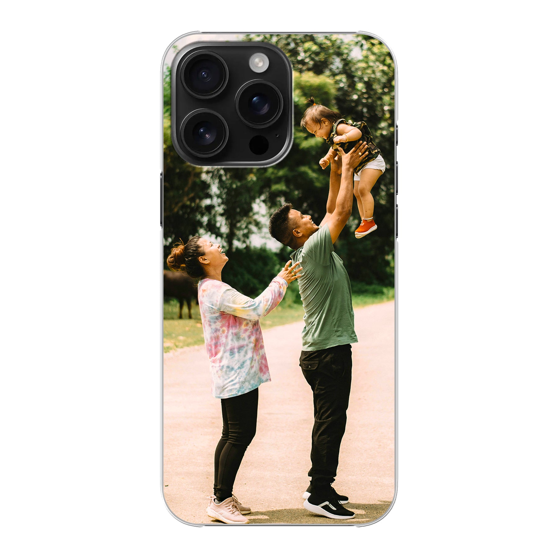 Apple iPhone 16 Pro Max Hard case (back printed, transparent)