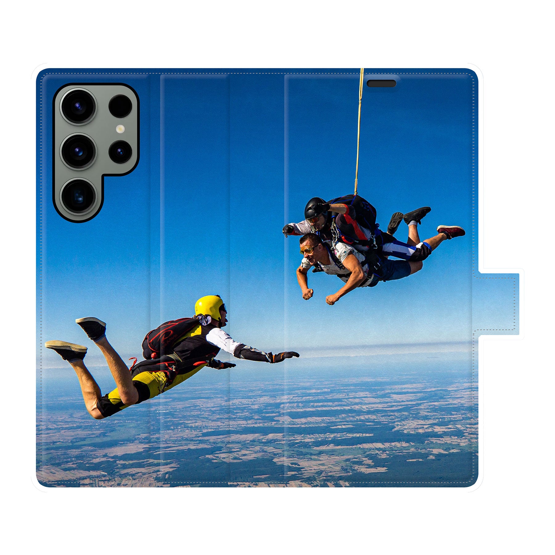 Samsung Galaxy S23 Ultra Wallet hoesje (volledig bedrukt)