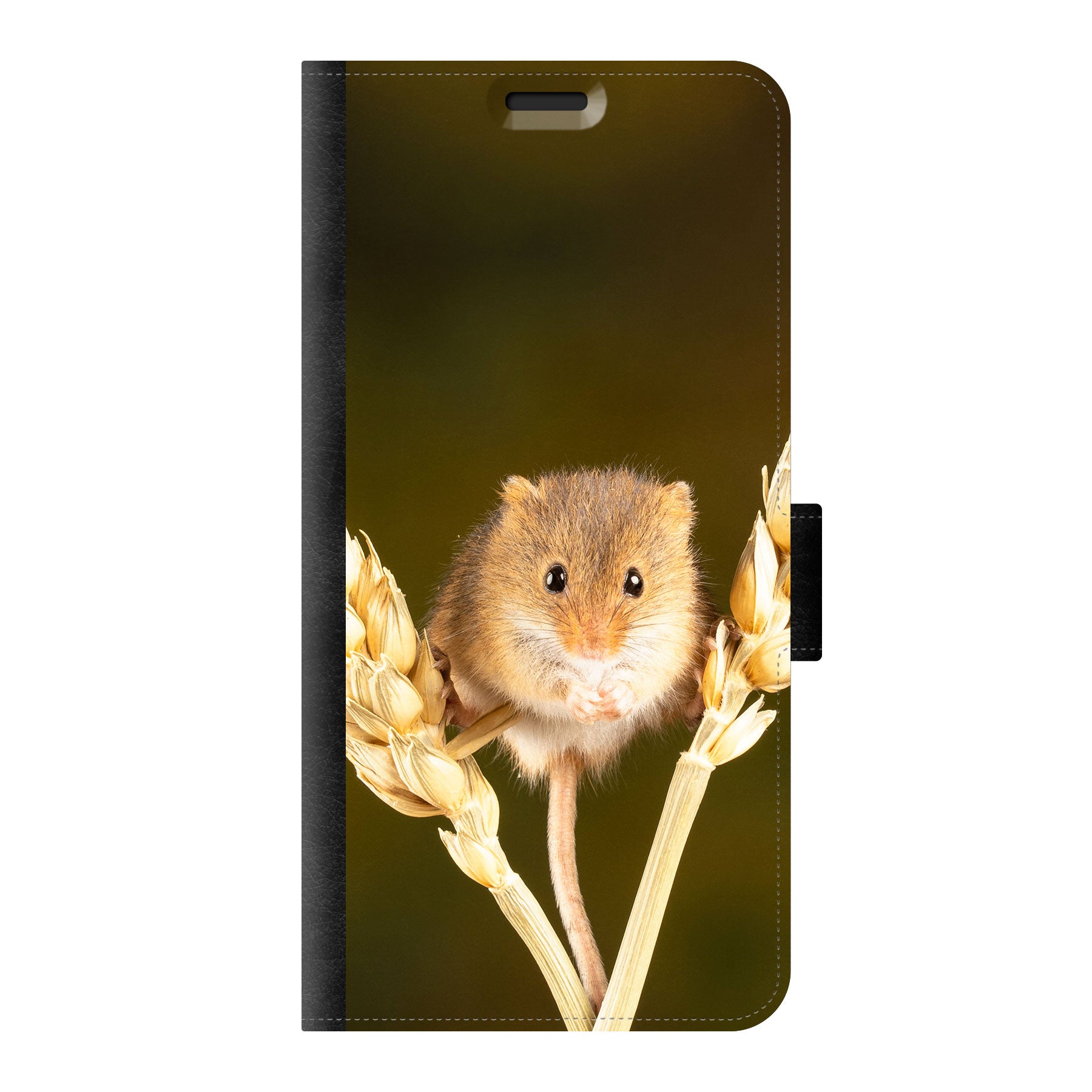 Samsung Galaxy S23 Plus Wallet hoesje (voorzijde bedrukt, zwart)