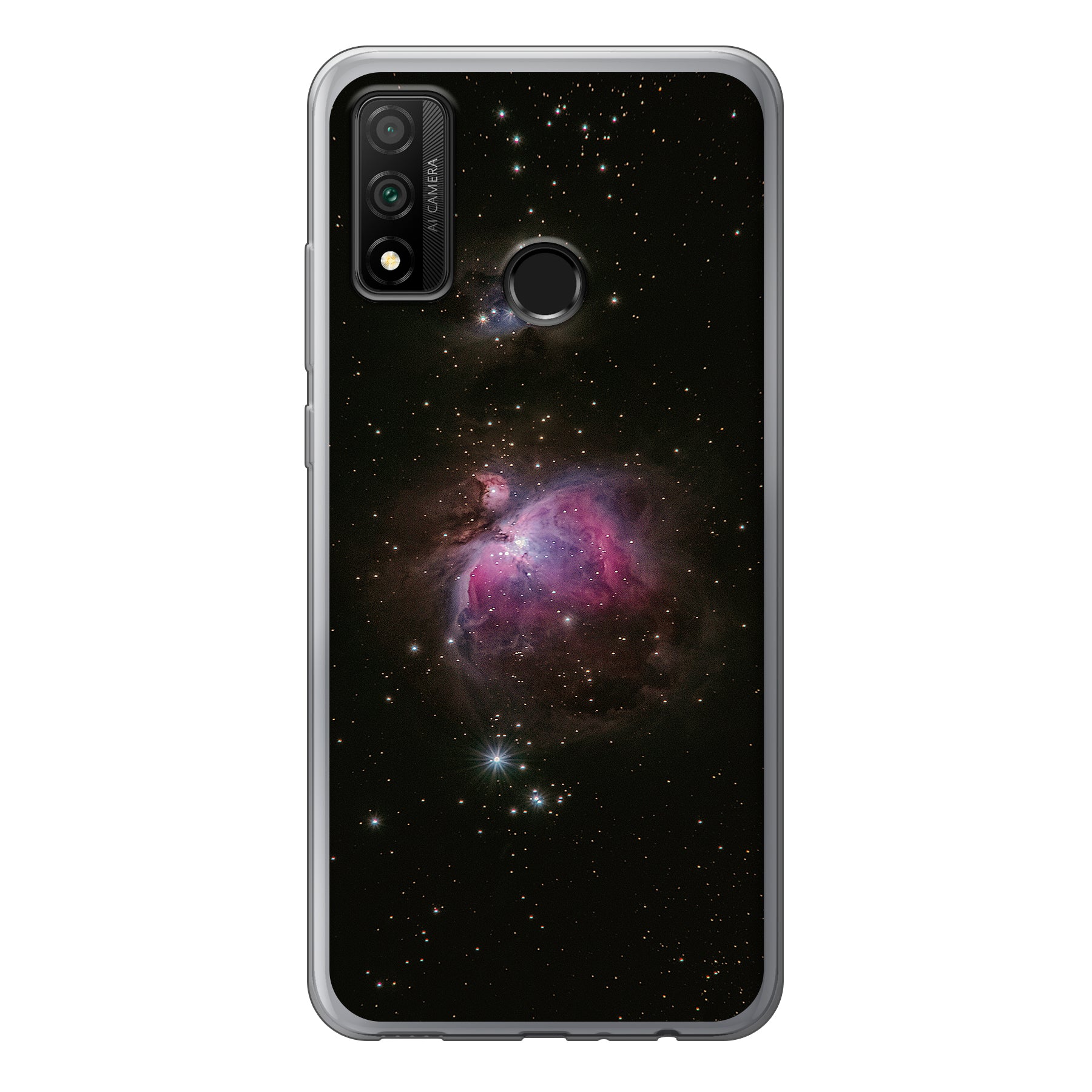 Huawei P Smart (2020) Zachte hoes (achterkant bedrukt, transparant)