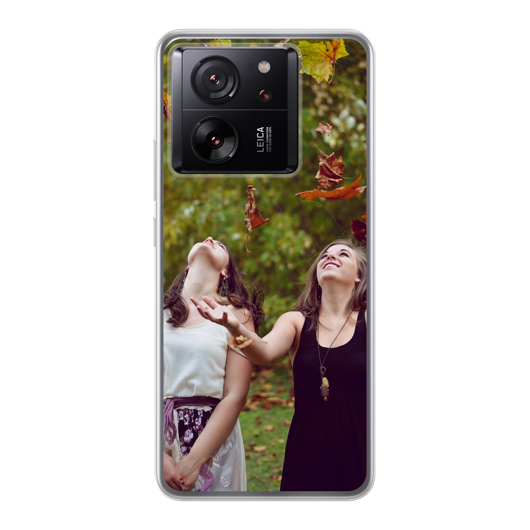 Xiaomi 13T / 13T Pro Zachte hoes (achterkant bedrukt, transparant)
