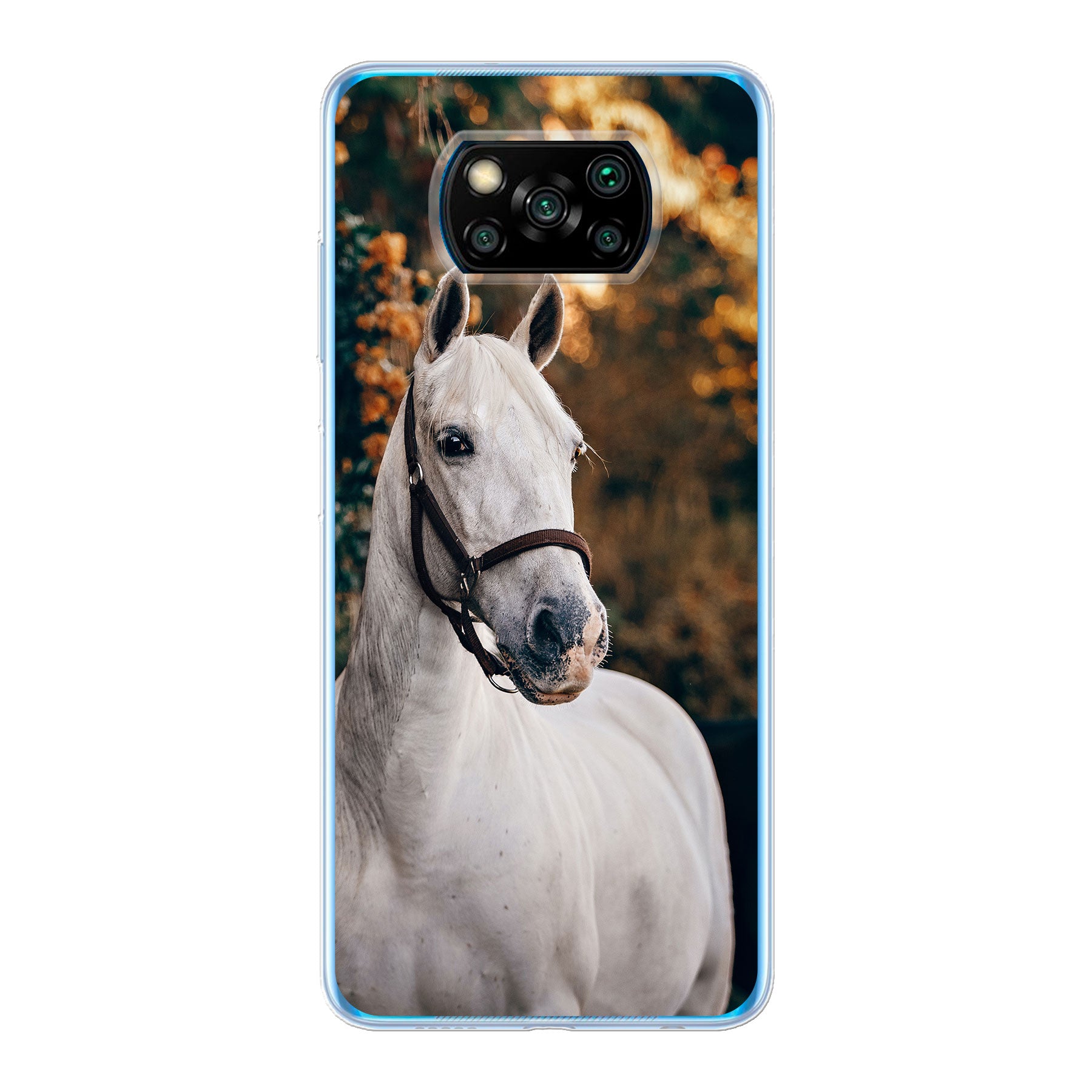 Xiaomi Poco X3 NFC / Poco X3 Pro Zachte hoes (achterkant bedrukt, transparant)