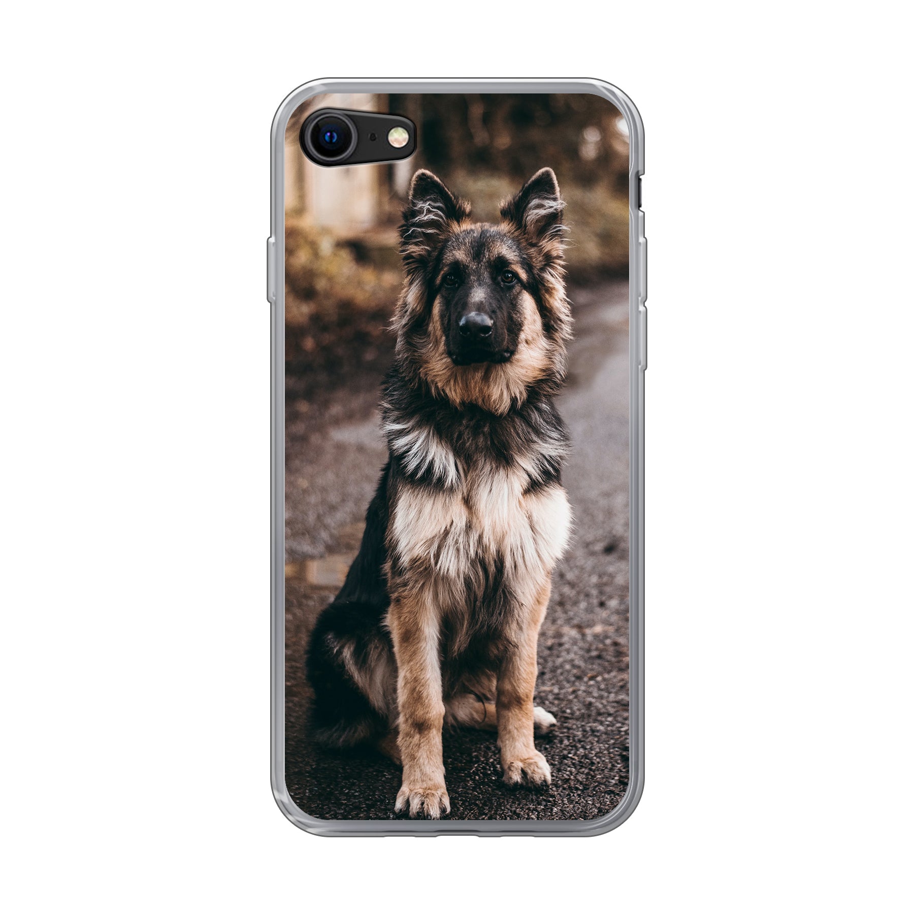 Apple iPhone 7 / 8 / SE (2020) / SE (2022) Zachte hoes (achterkant bedrukt, transparant)
