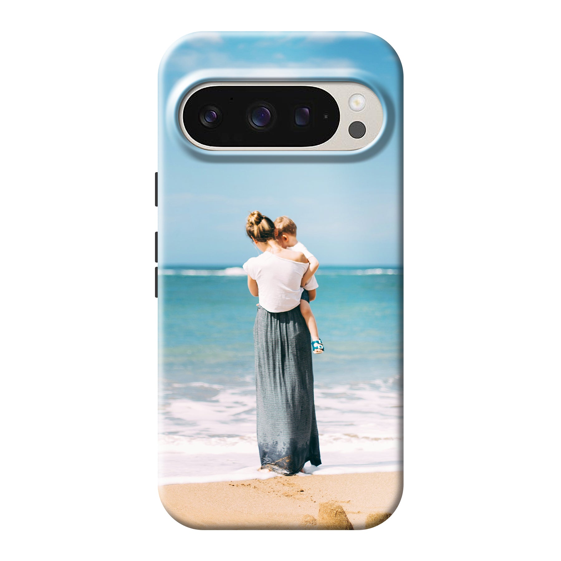 Google Pixel 9 / Pixel 9 Pro Tough case (volledig bedrukt, zwarte inzet)