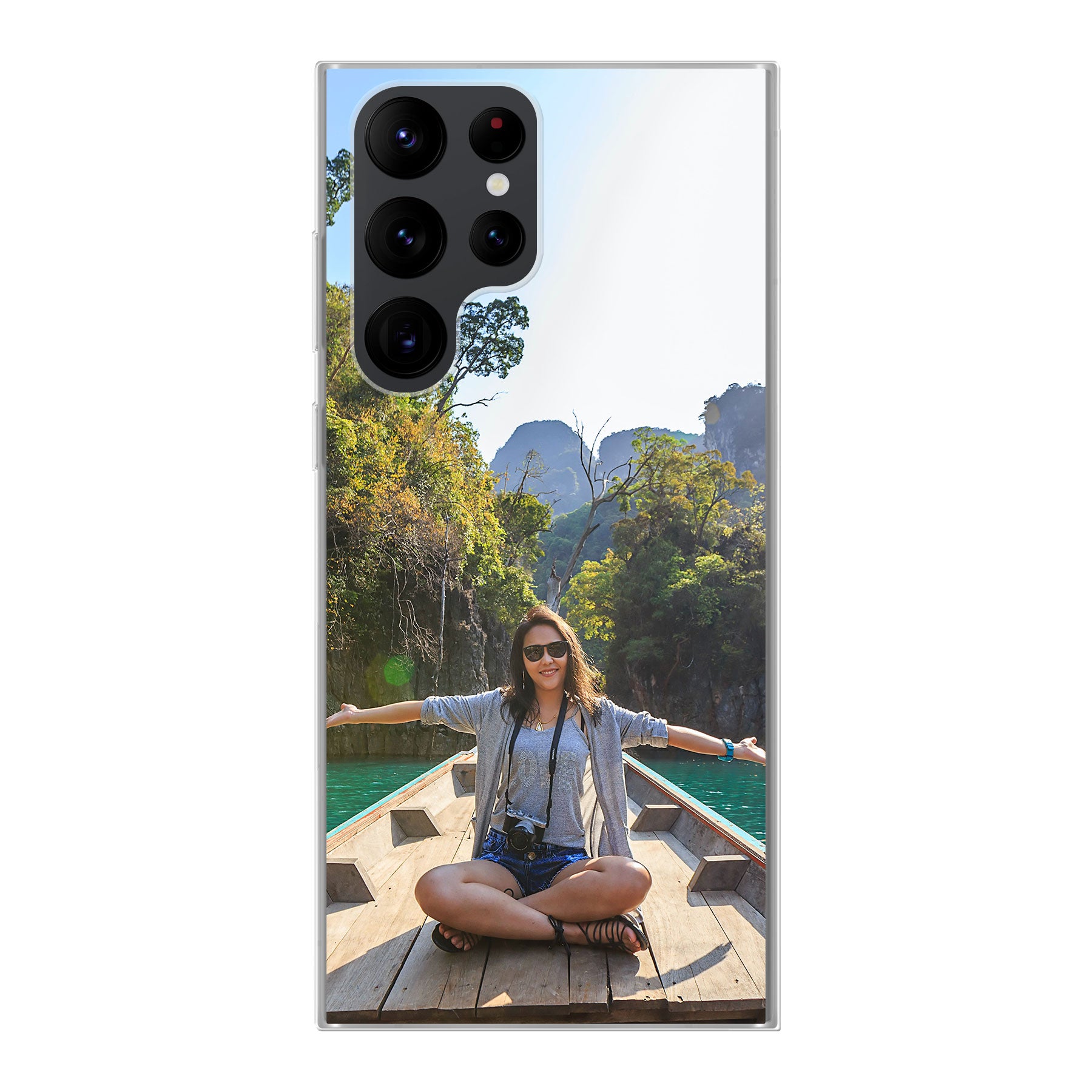 Samsung Galaxy S22 Ultra Soft case (back printed, transparent)