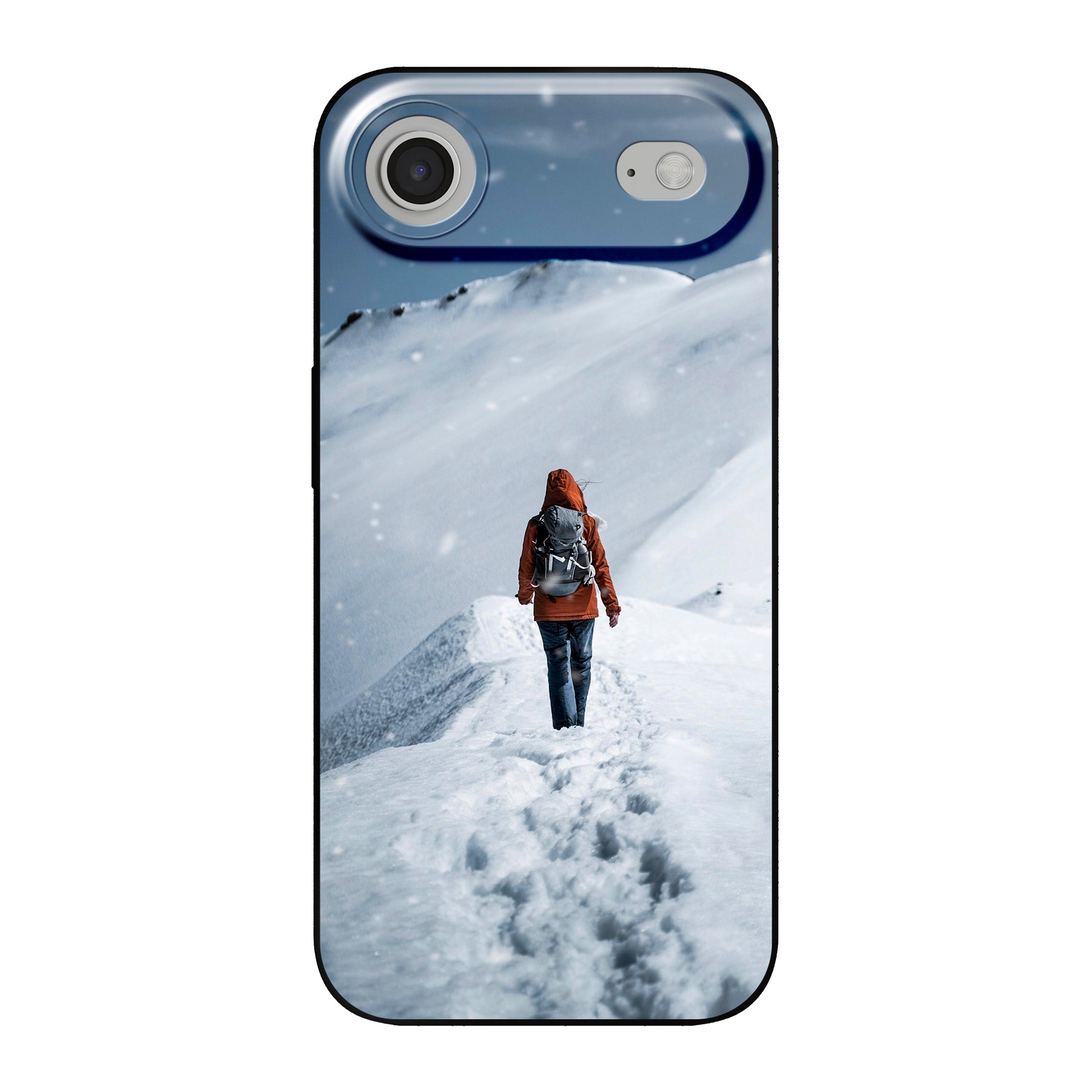Apple iPhone Air Soft case (achterkant bedrukt, zwart)