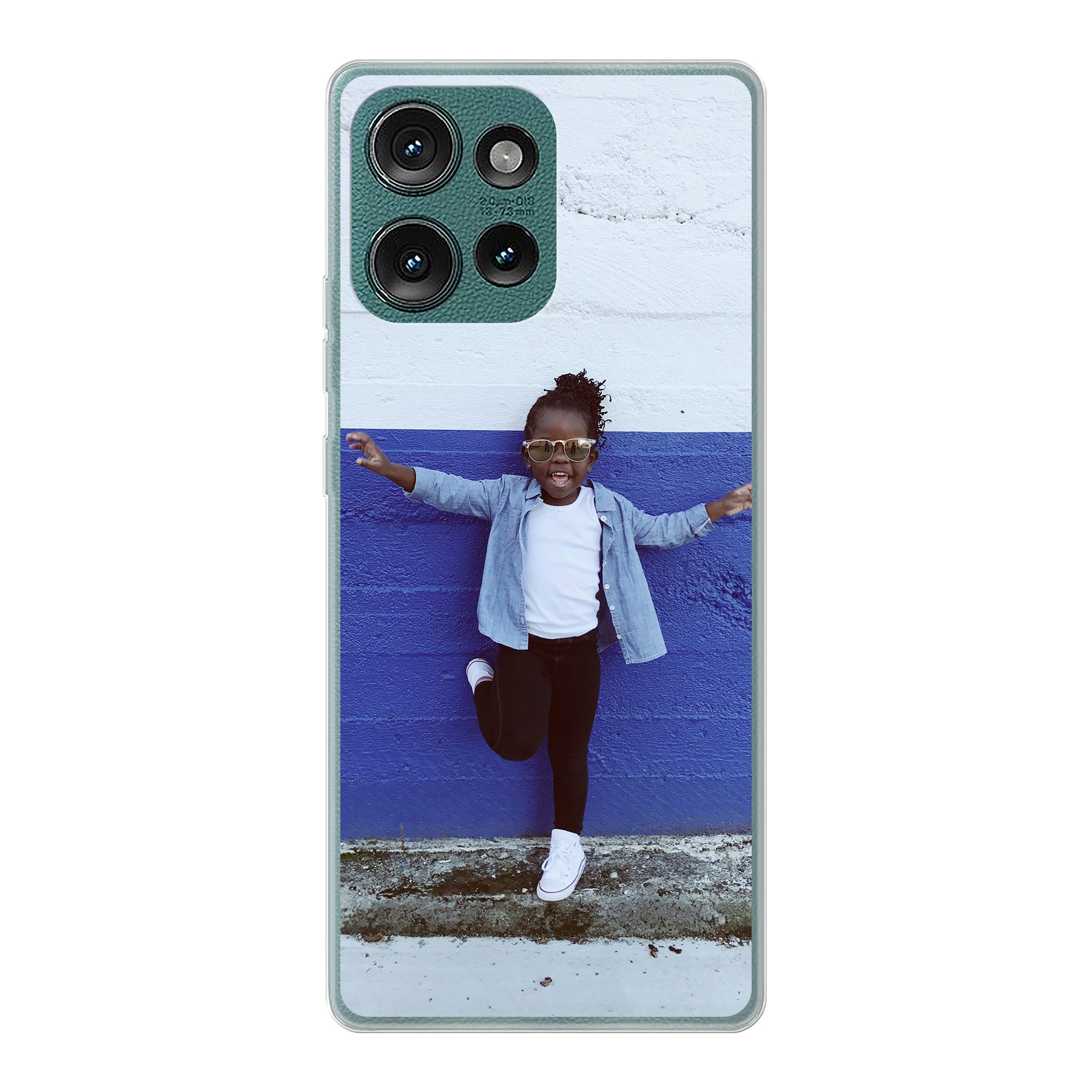 Motorola Edge 50 Soft case (back printed, transparent)