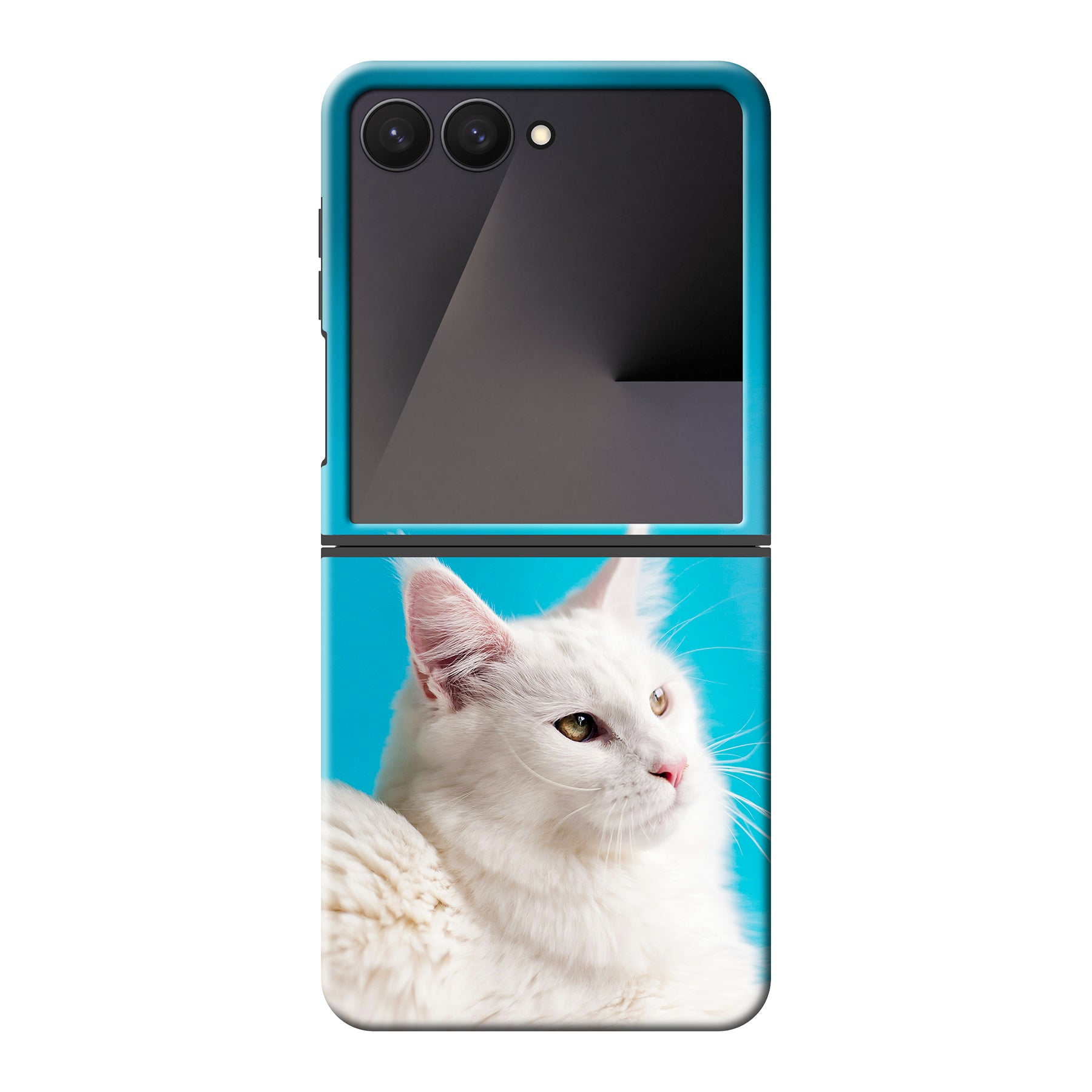 Samsung Galaxy Z Flip7 Tough case (volledig bedrukt, zwarte inzet)