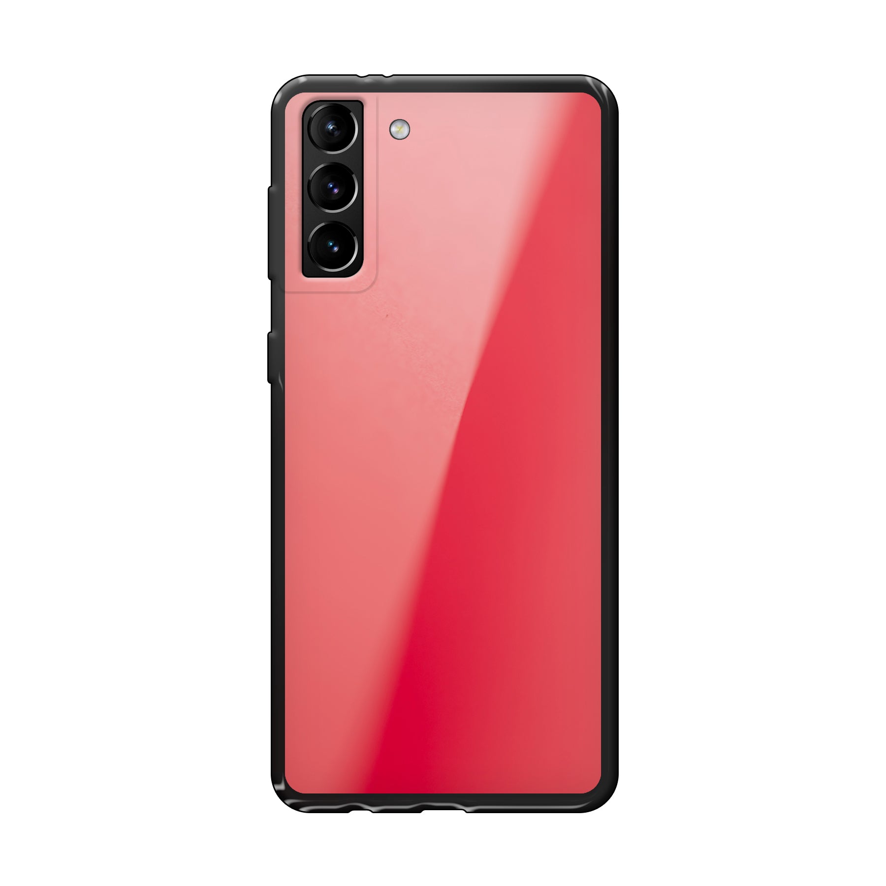 Samsung Galaxy S21 Plus 5G Zachte hoes (achterkant bedrukt, zwart)