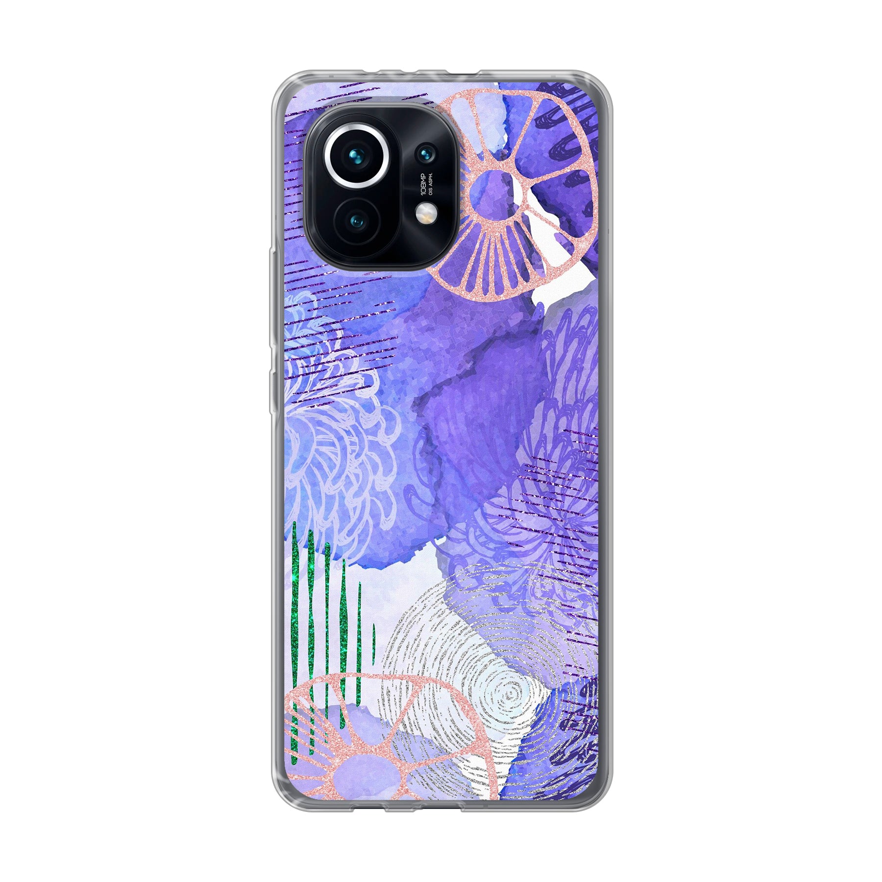 Xiaomi Mi 11 Zachte hoes (achterkant bedrukt, transparant)