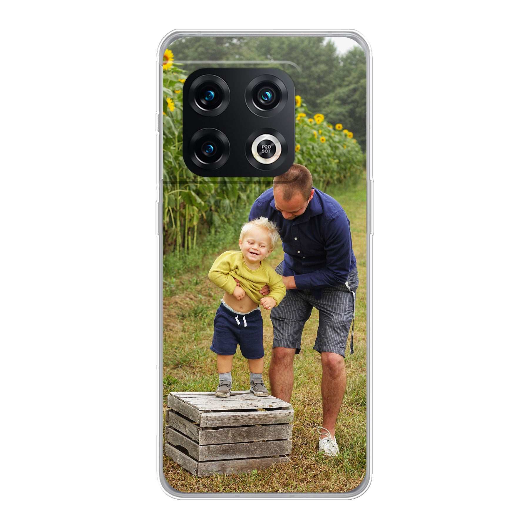 OnePlus 10 Pro Zachte hoes (achterkant bedrukt, transparant)