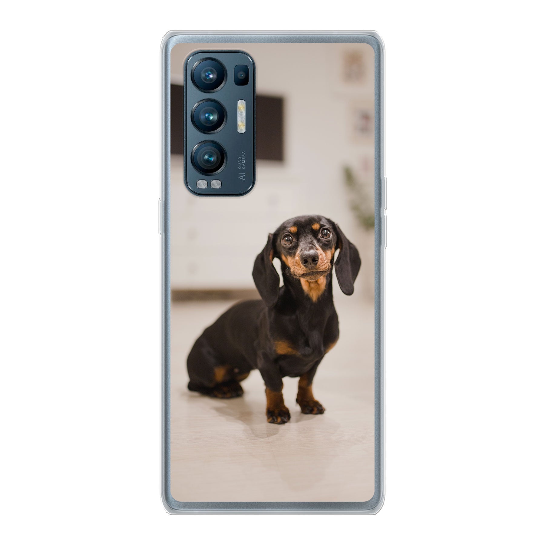 Oppo Find X3 Neo / Oppo Reno5 Pro+ 5G Zachte hoes (achterkant bedrukt, transparant)