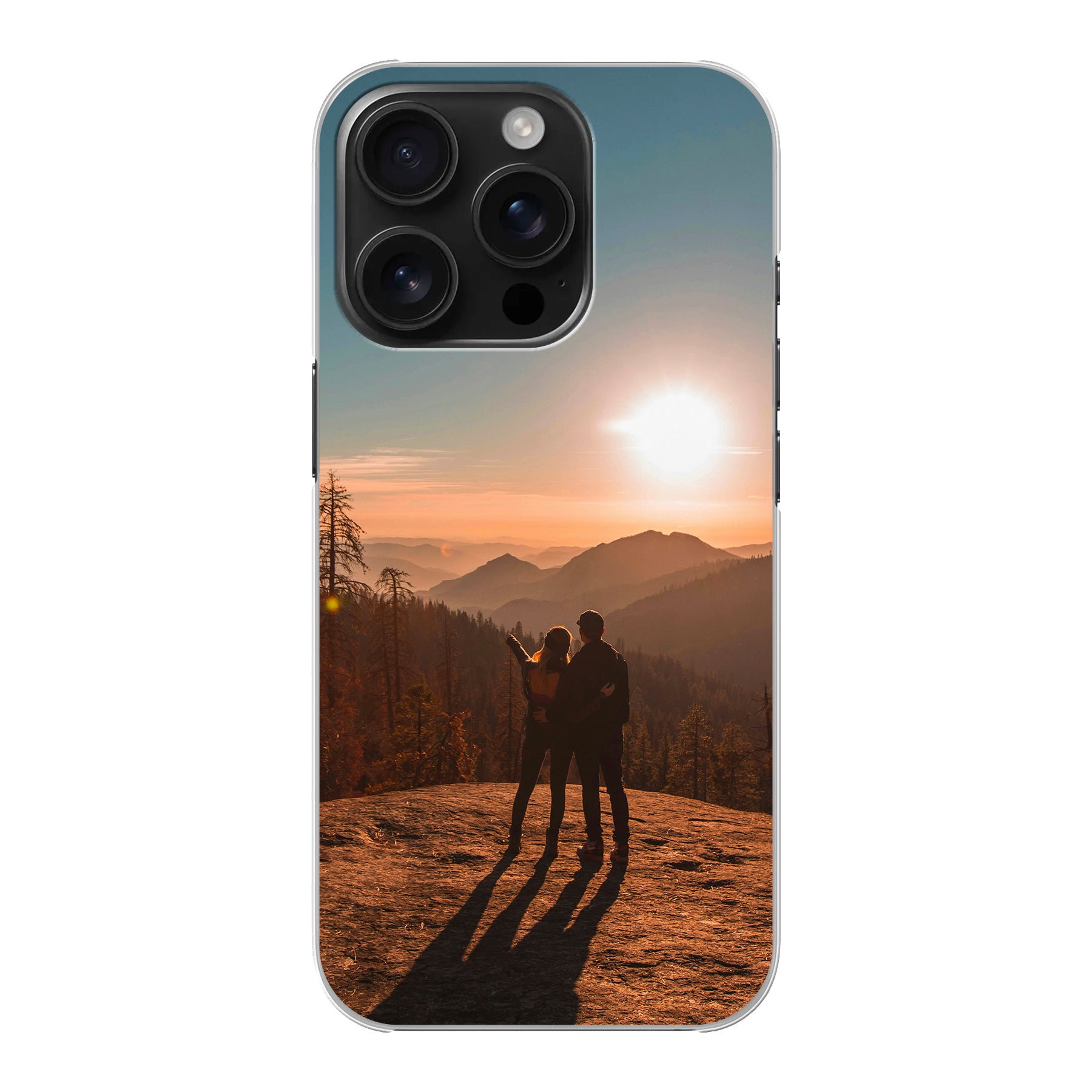 Apple iPhone 16 Pro Hardcase (achterkant bedrukt, transparant)