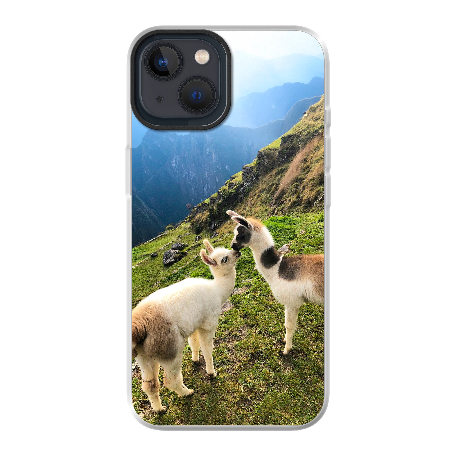 Apple iPhone 13 Hybride hoesje met MagSafe (achterkant bedrukt, transparant)