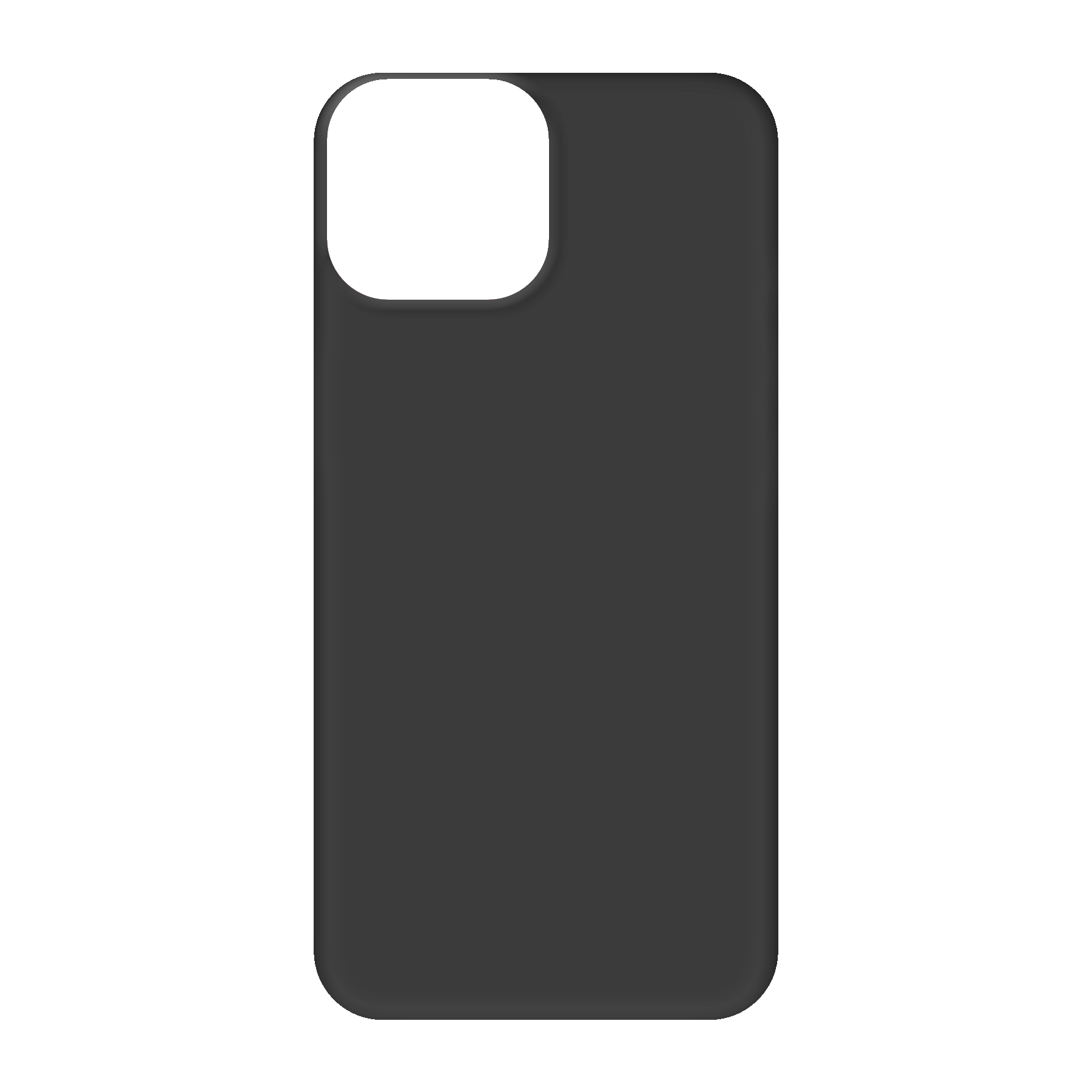 Apple iPhone 13 Biologisch afbreekbaar hoesje (achterkant bedrukt, zwart)
