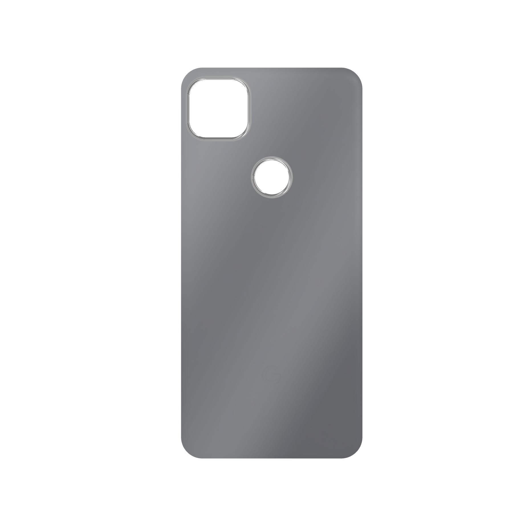Google Pixel 4a Zachte hoes (achterkant bedrukt, transparant)