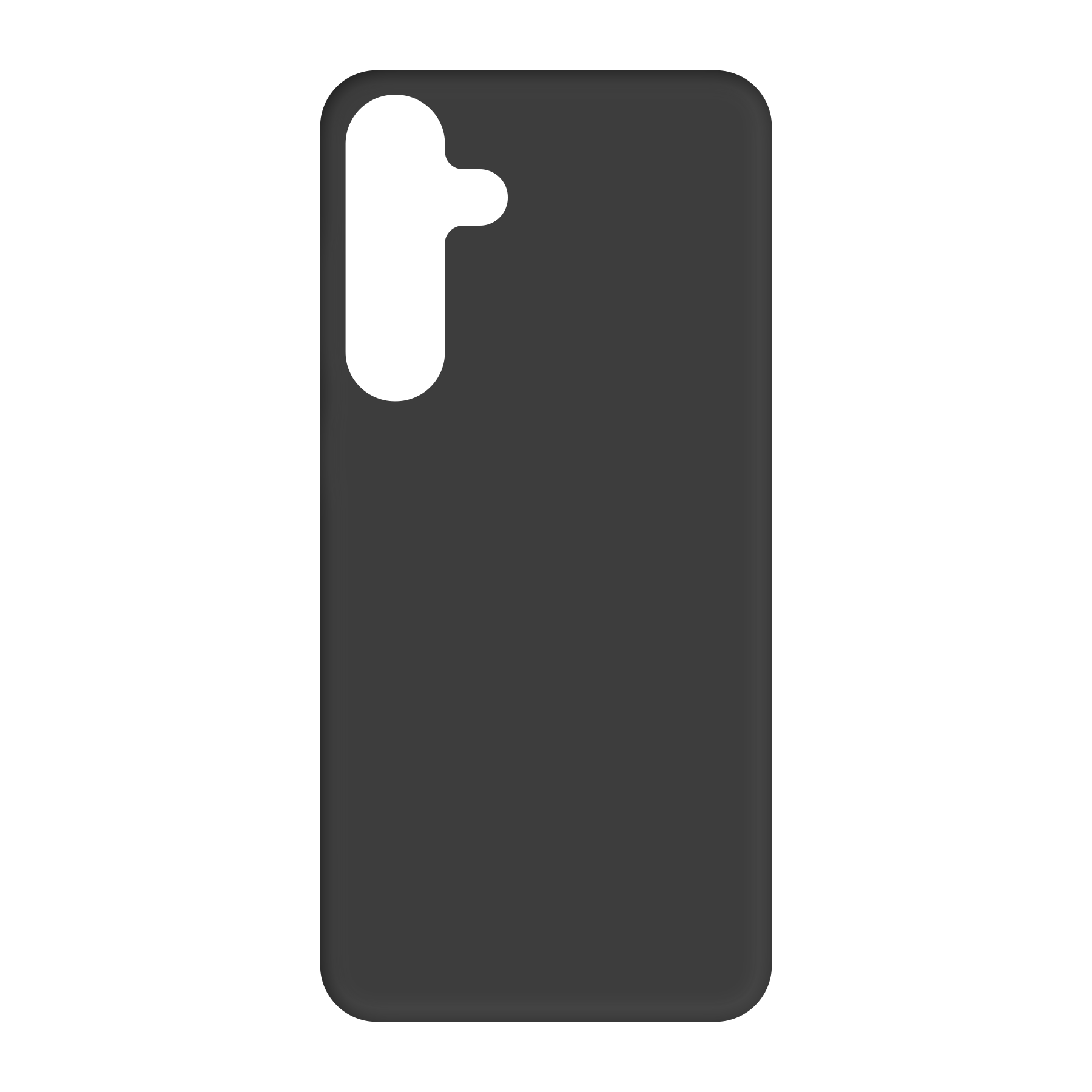 Samsung Galaxy S25 Plus Biologisch afbreekbaar hoesje (achterkant bedrukt, zwart)