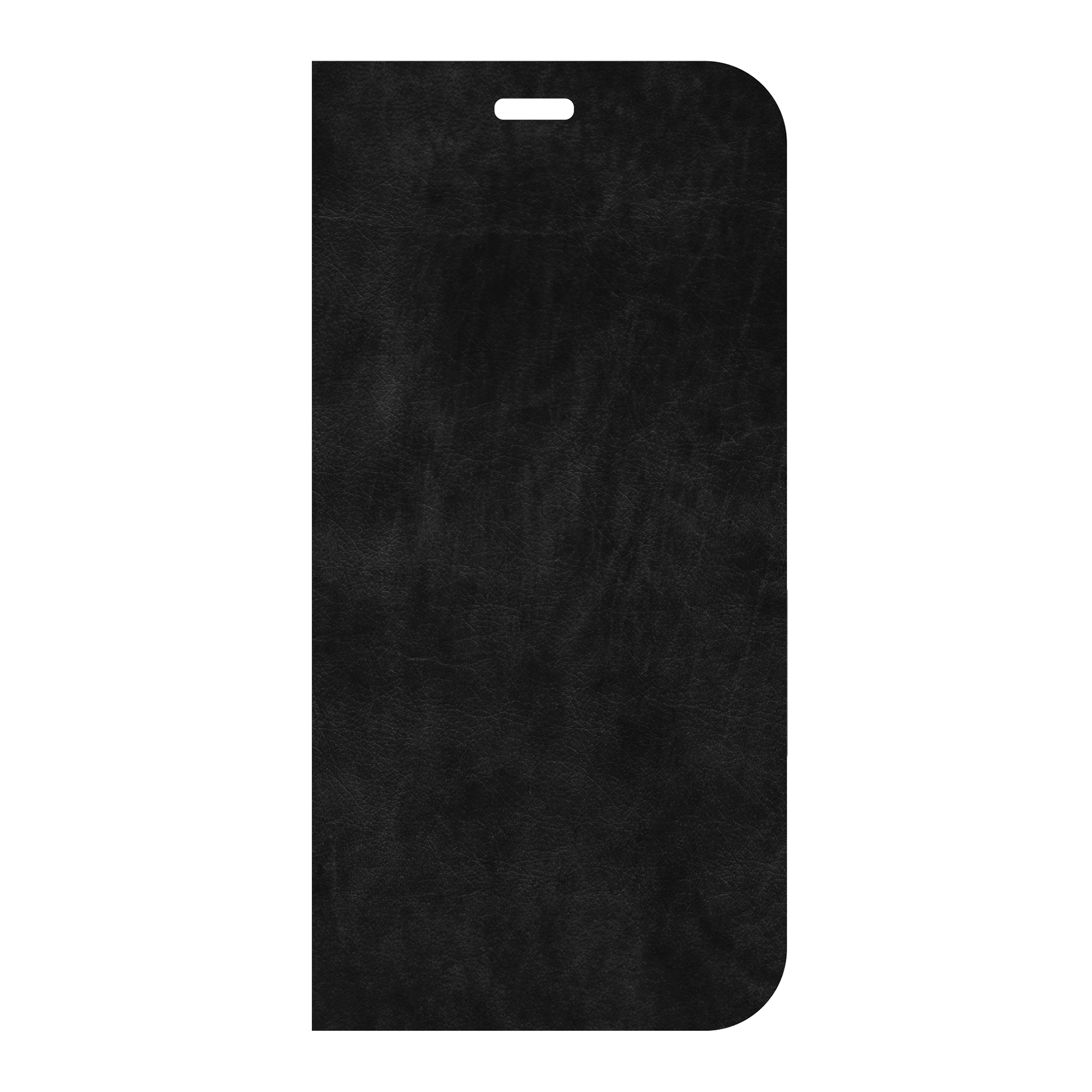 Apple iPhone 15 Wallet hoesje (voorzijde bedrukt, zwart)