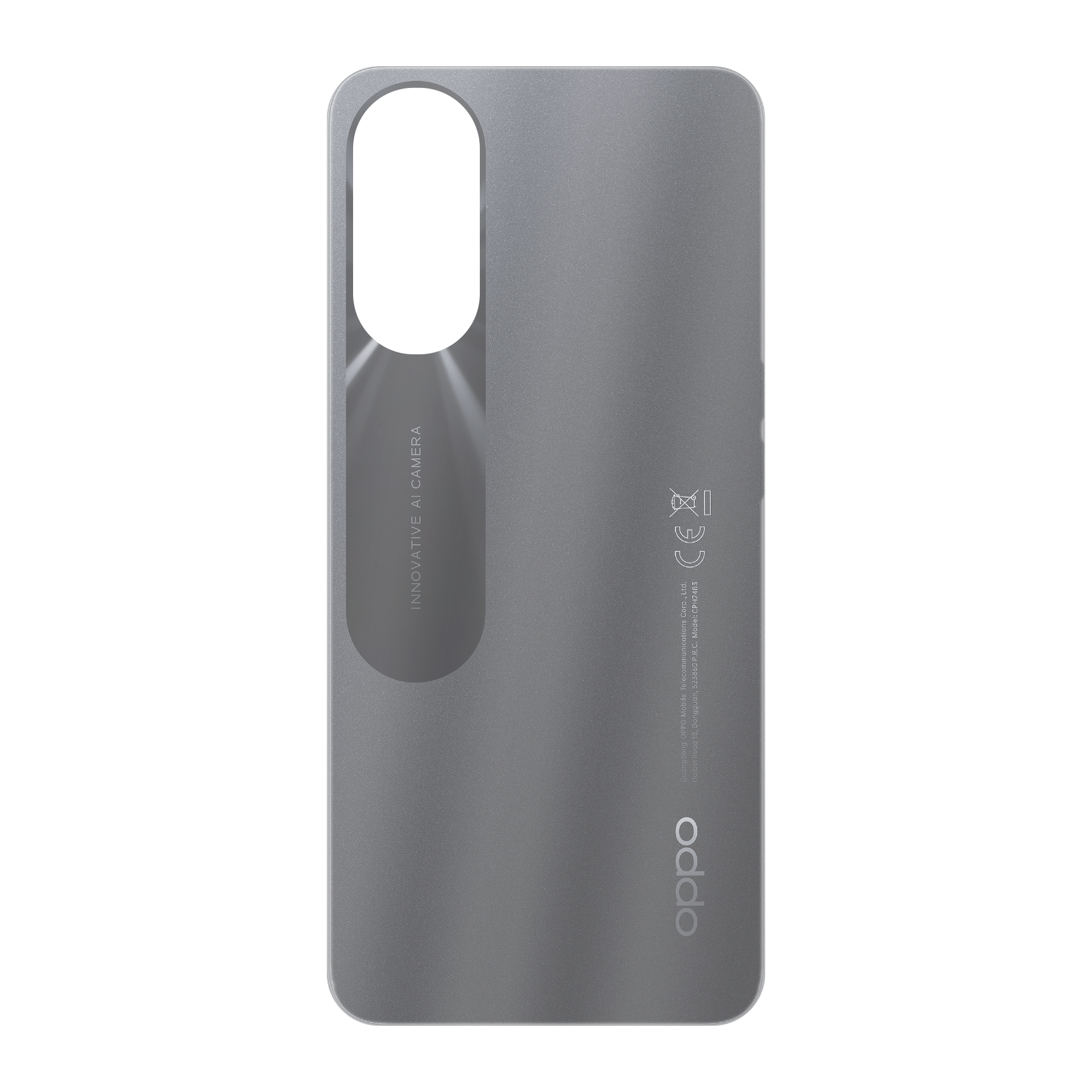 Oppo A78 (5G) / Oppo A58x Zachte case (achterkant bedrukt, transparant)