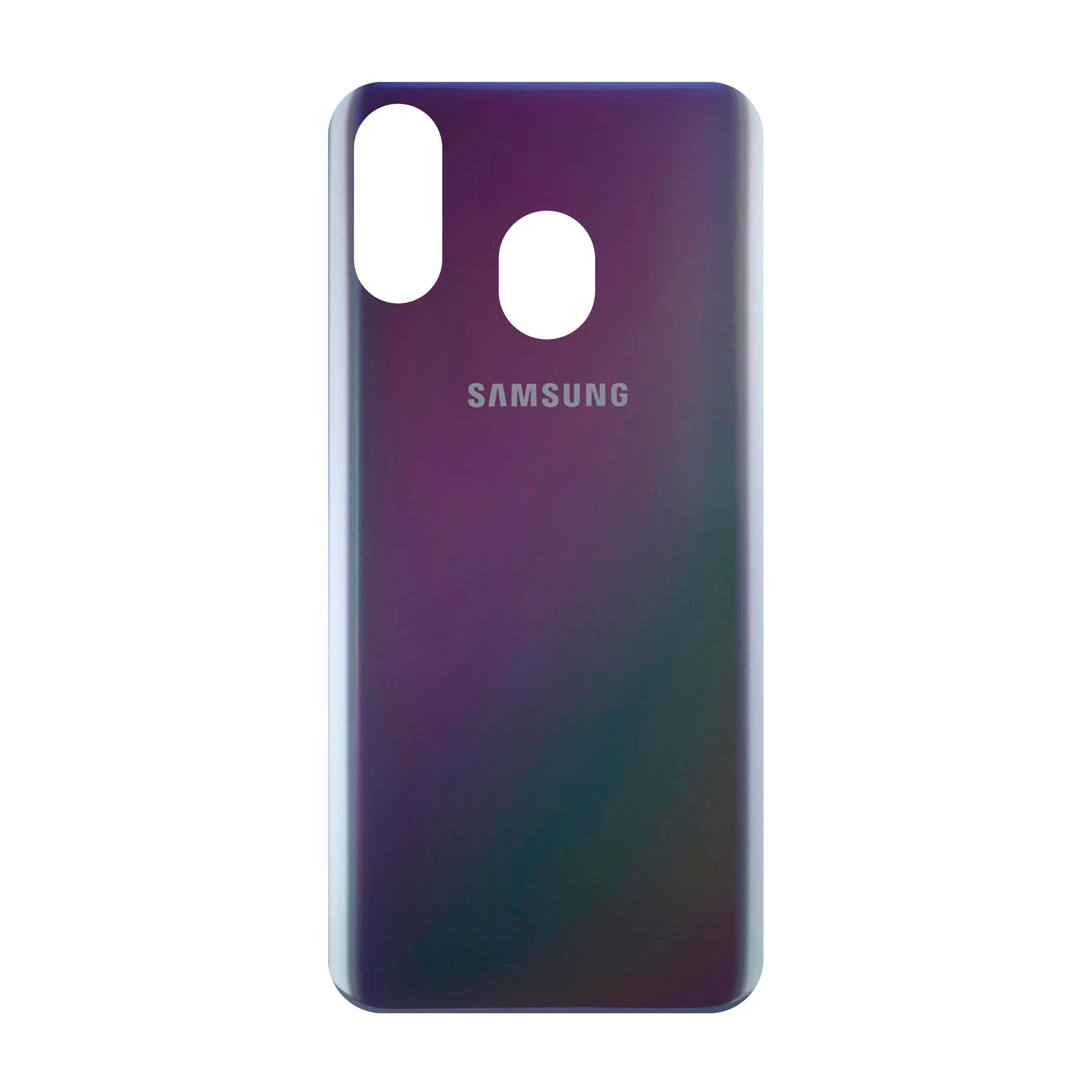 Samsung Galaxy A40 Soft Case (achterkant bedrukt, transparant)