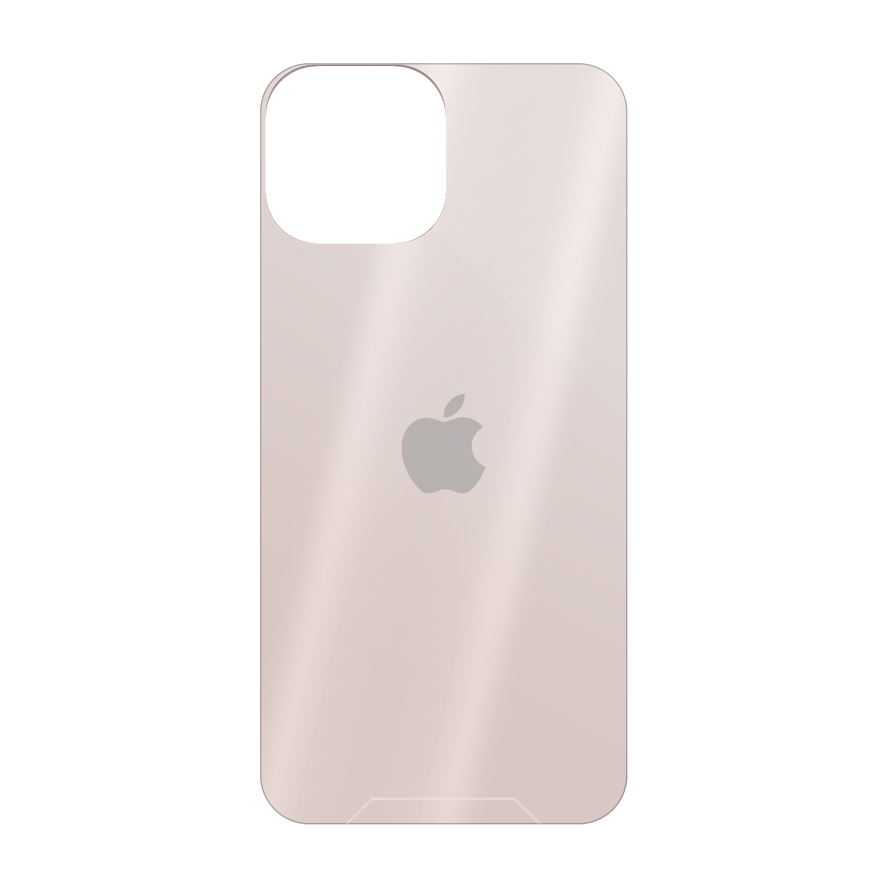 Apple iPhone 13 Bumper case (achterkant bedrukt, transparant)