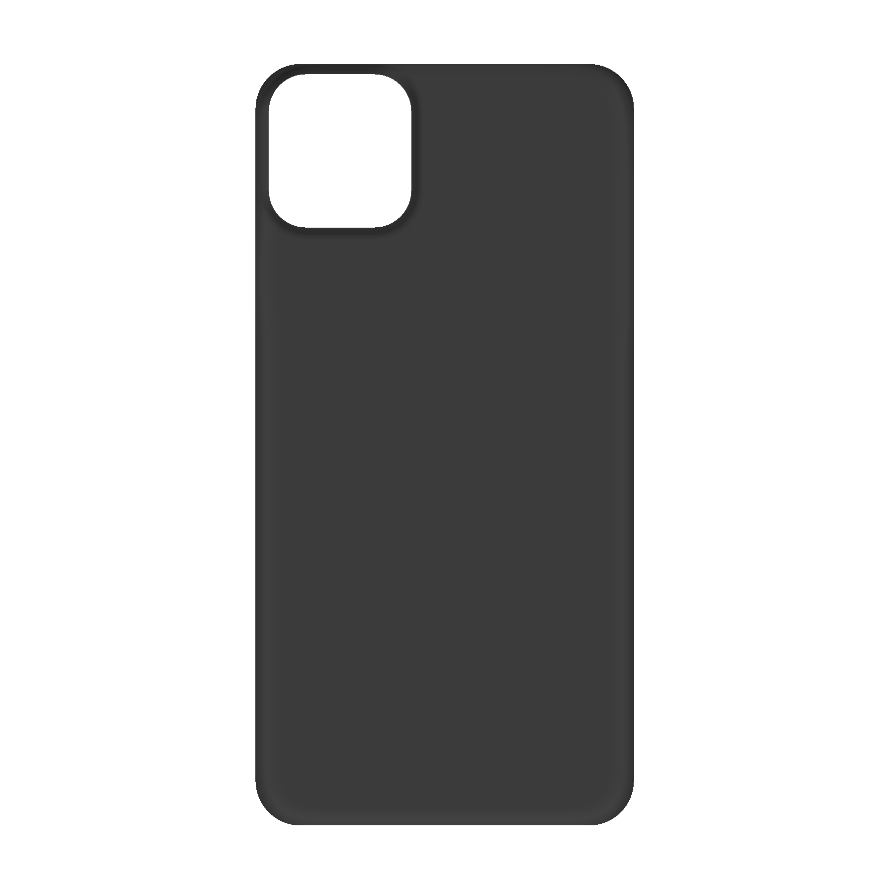 Apple iPhone 11 Biologisch afbreekbaar hoesje (achterkant bedrukt, zwart)