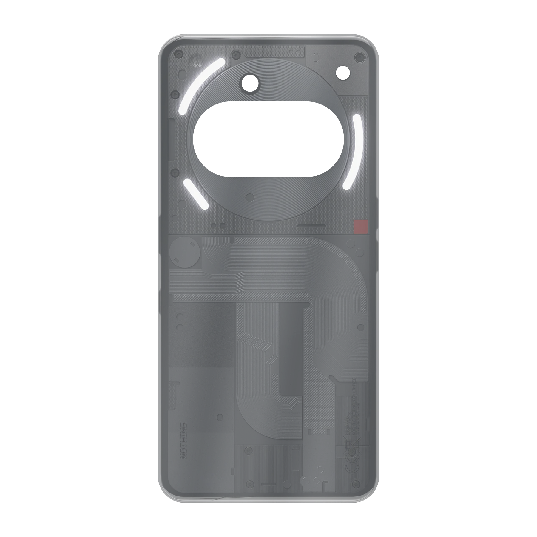 Nothing Phone (3a) zachte case (achterkant bedrukt, transparant)