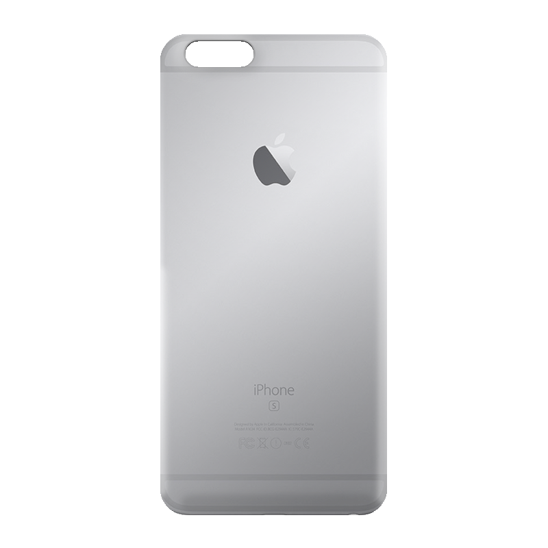 Apple iPhone 6 Plus / 6s Plus Zachte hoes (achterkant bedrukt, transparant)